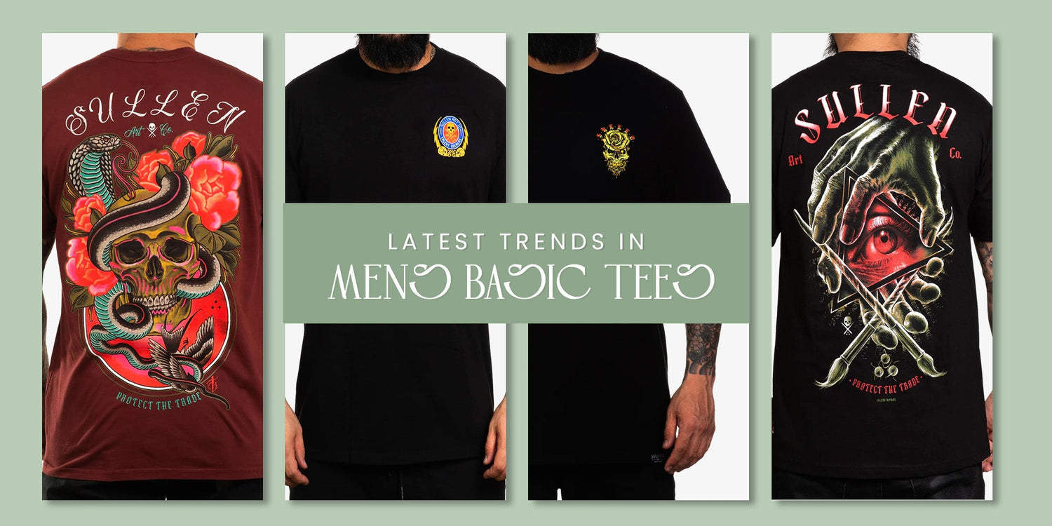 What are the Latest Trends in Mens Basic Tees? - Vulcinity