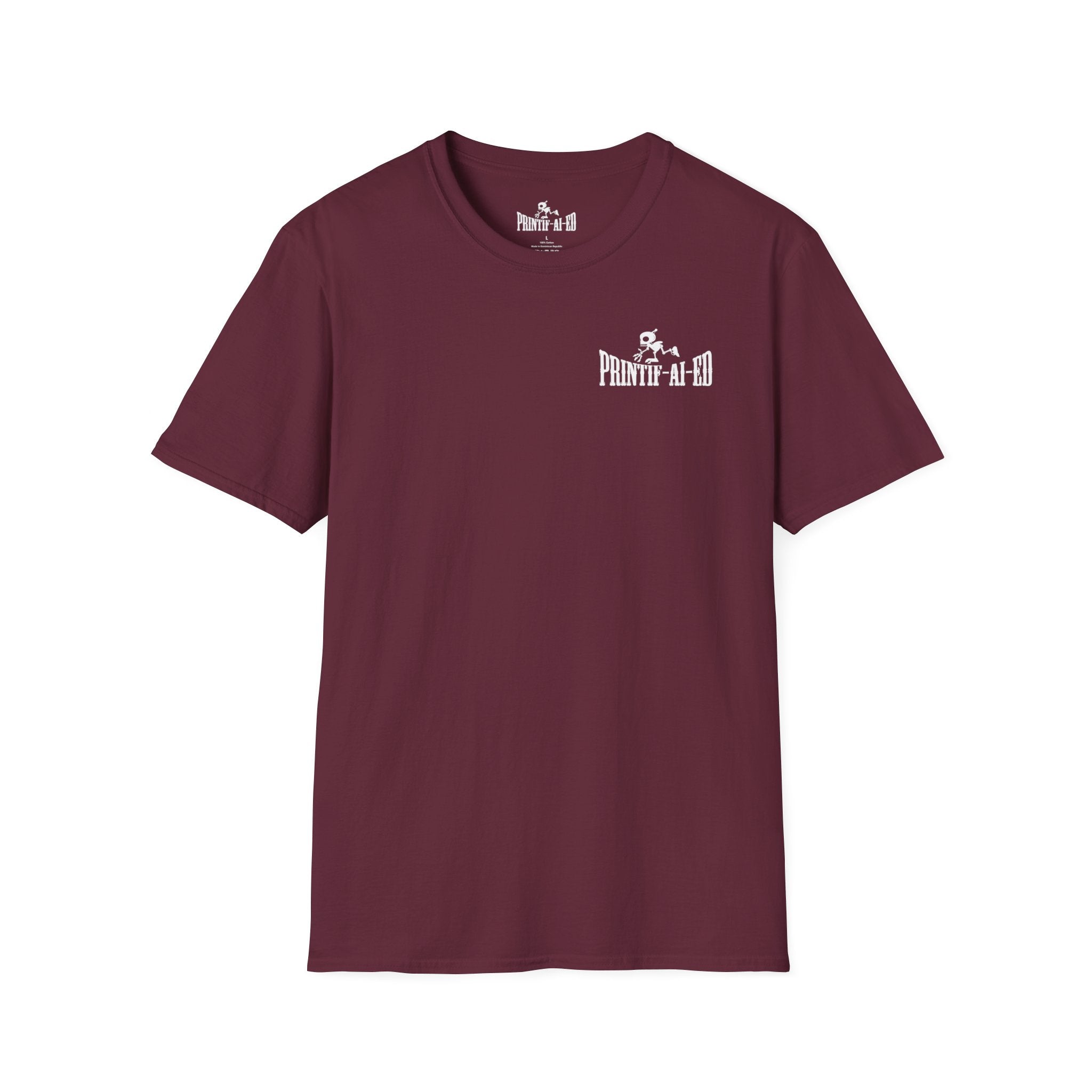 Printif-AI-ed Men's Throwing Horns Premium Tee