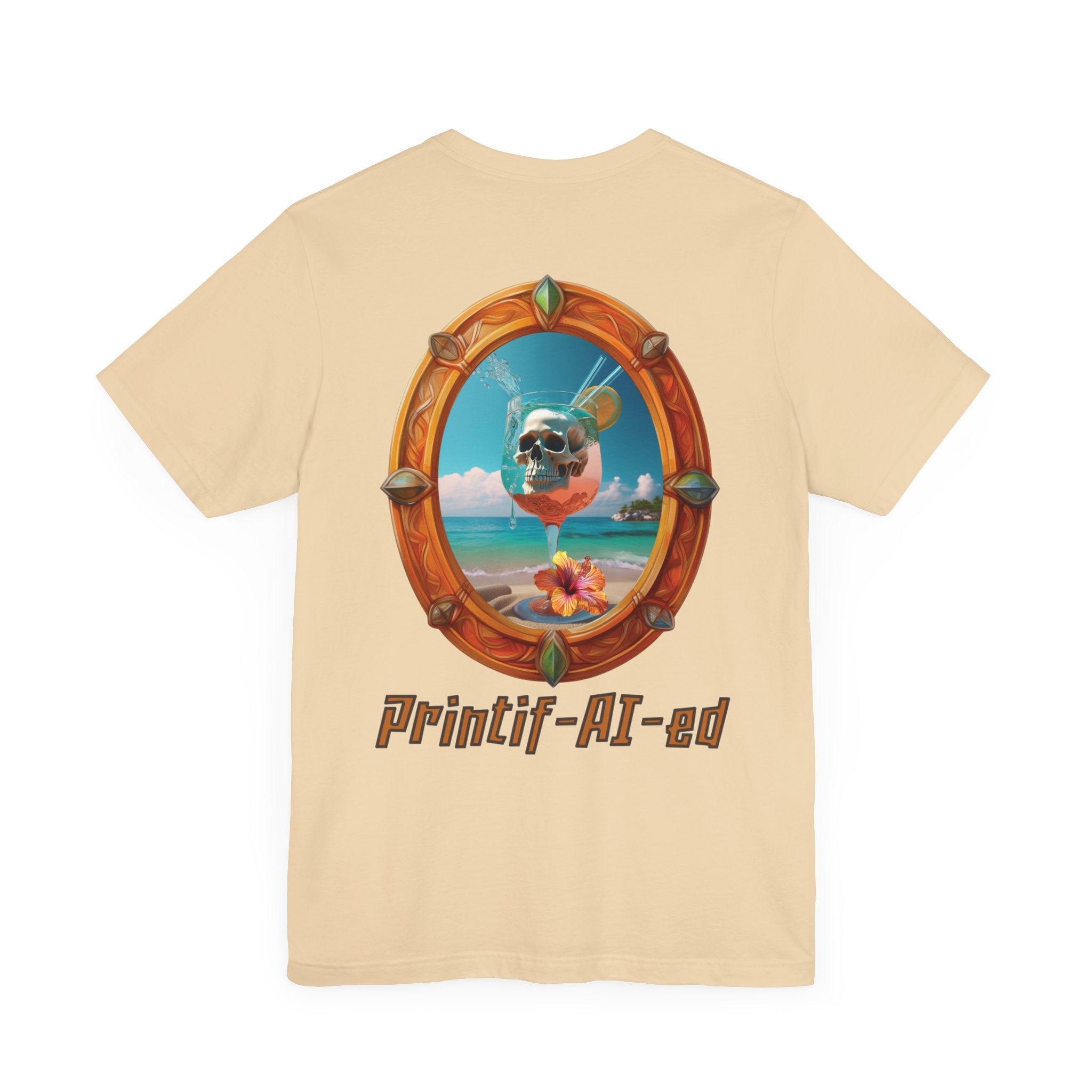 Printif-AI-ed Men's Skulltini Premium Tee
