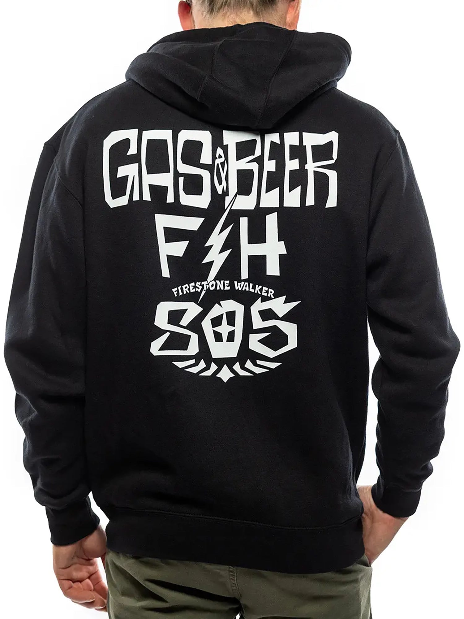Fasthouse Men's 805 Fuel Zip Up Hoodie - Black by FASTHOUSE
