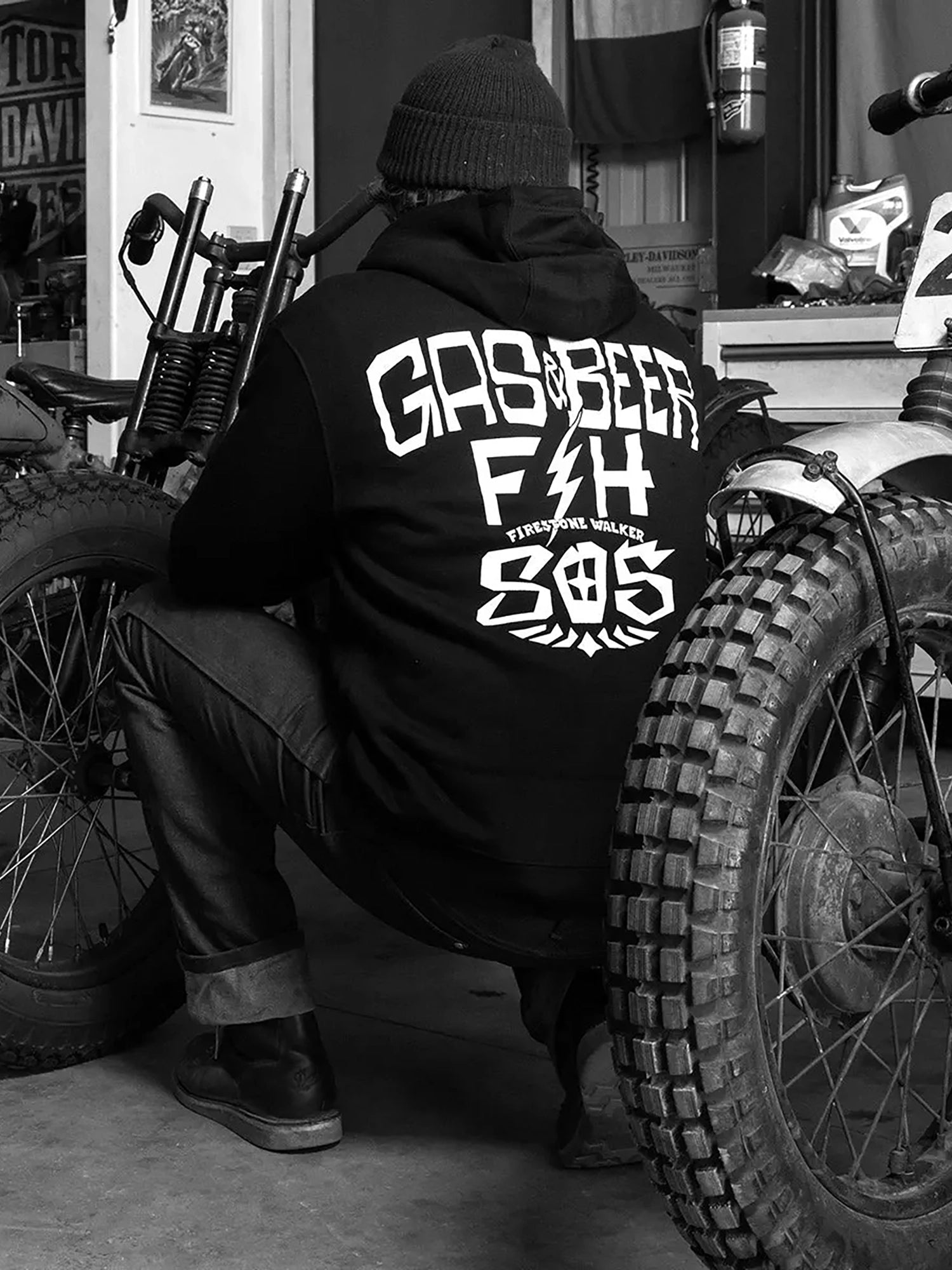Fasthouse Men's 805 Fuel Zip Up Hoodie - Black by FASTHOUSE