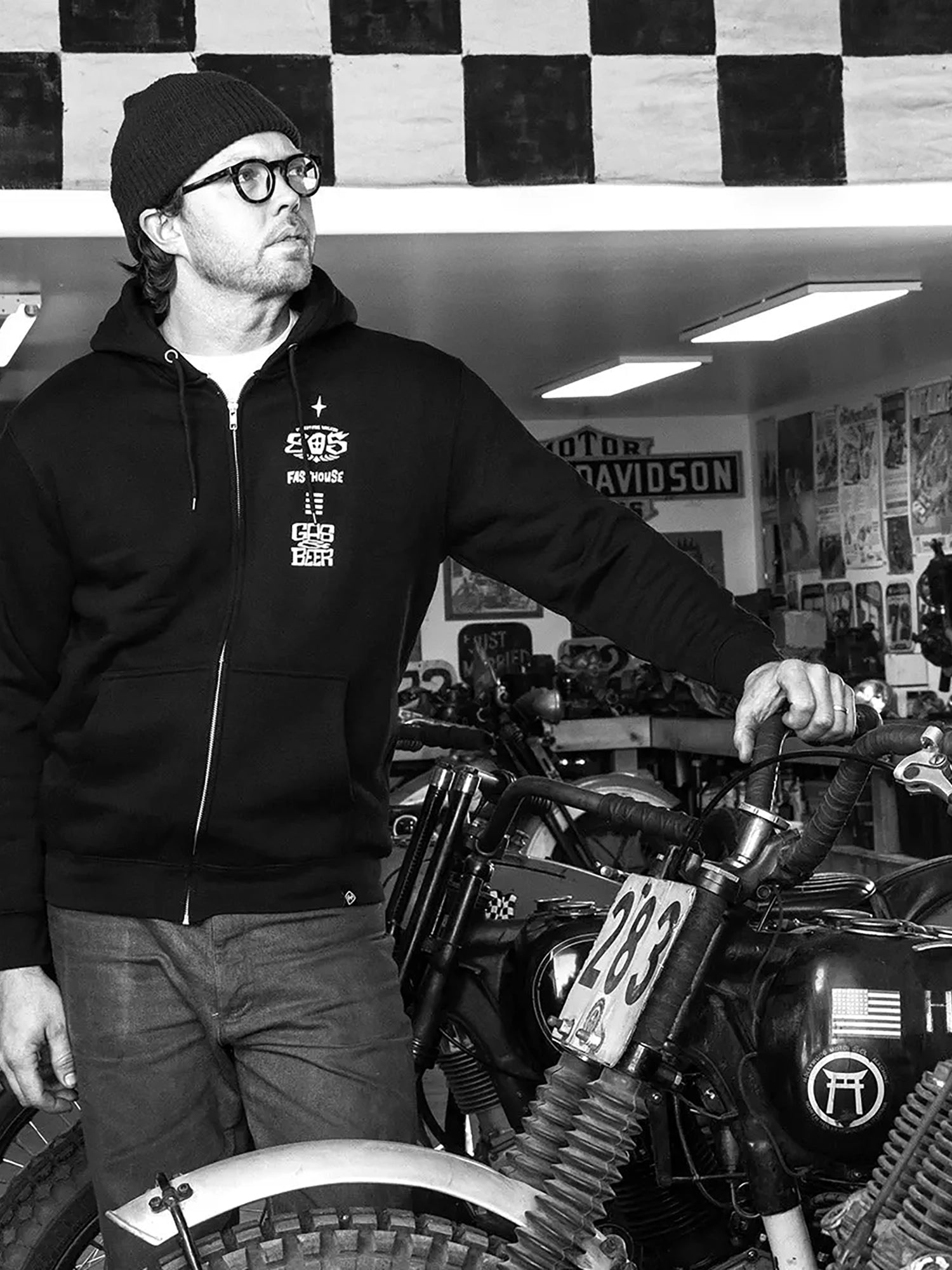 Fasthouse Men's 805 Fuel Zip Up Hoodie - Black by FASTHOUSE