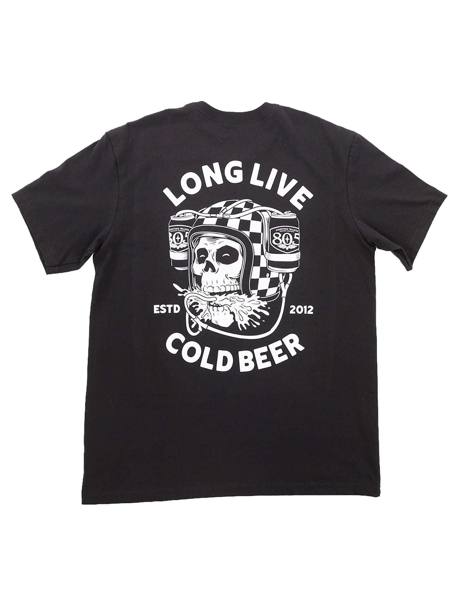 Fasthouse Men's 805 Premier Helmet Head SS Tee - Black