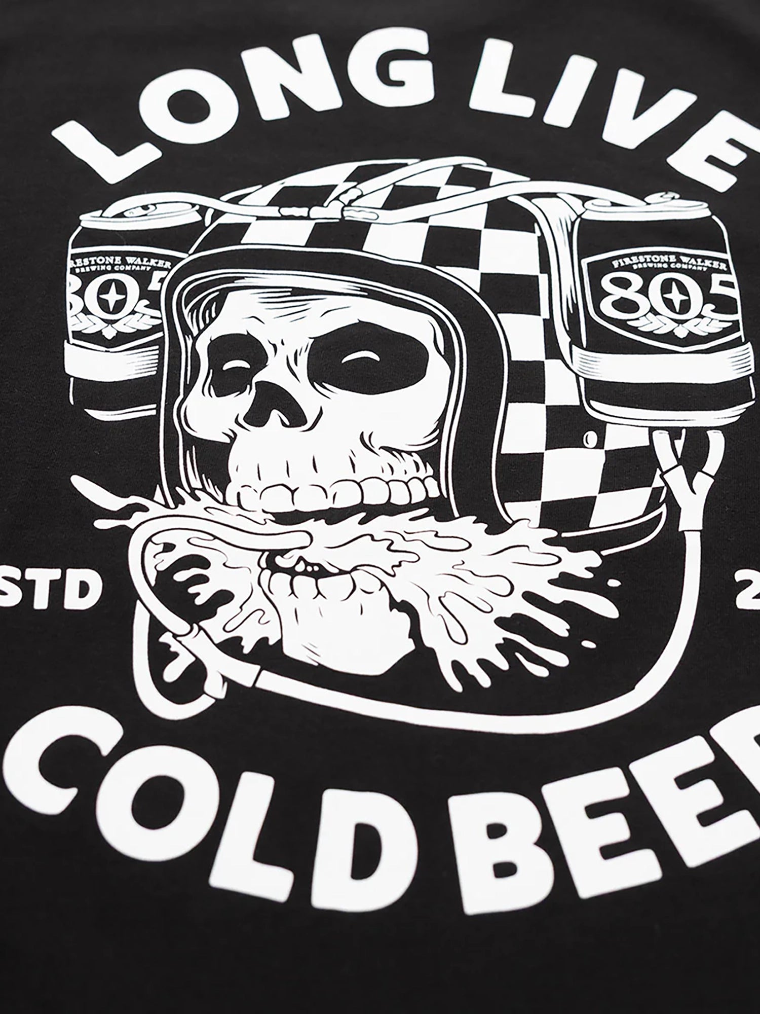 Fasthouse Men's 805 Premier Helmet Head SS Tee - Black