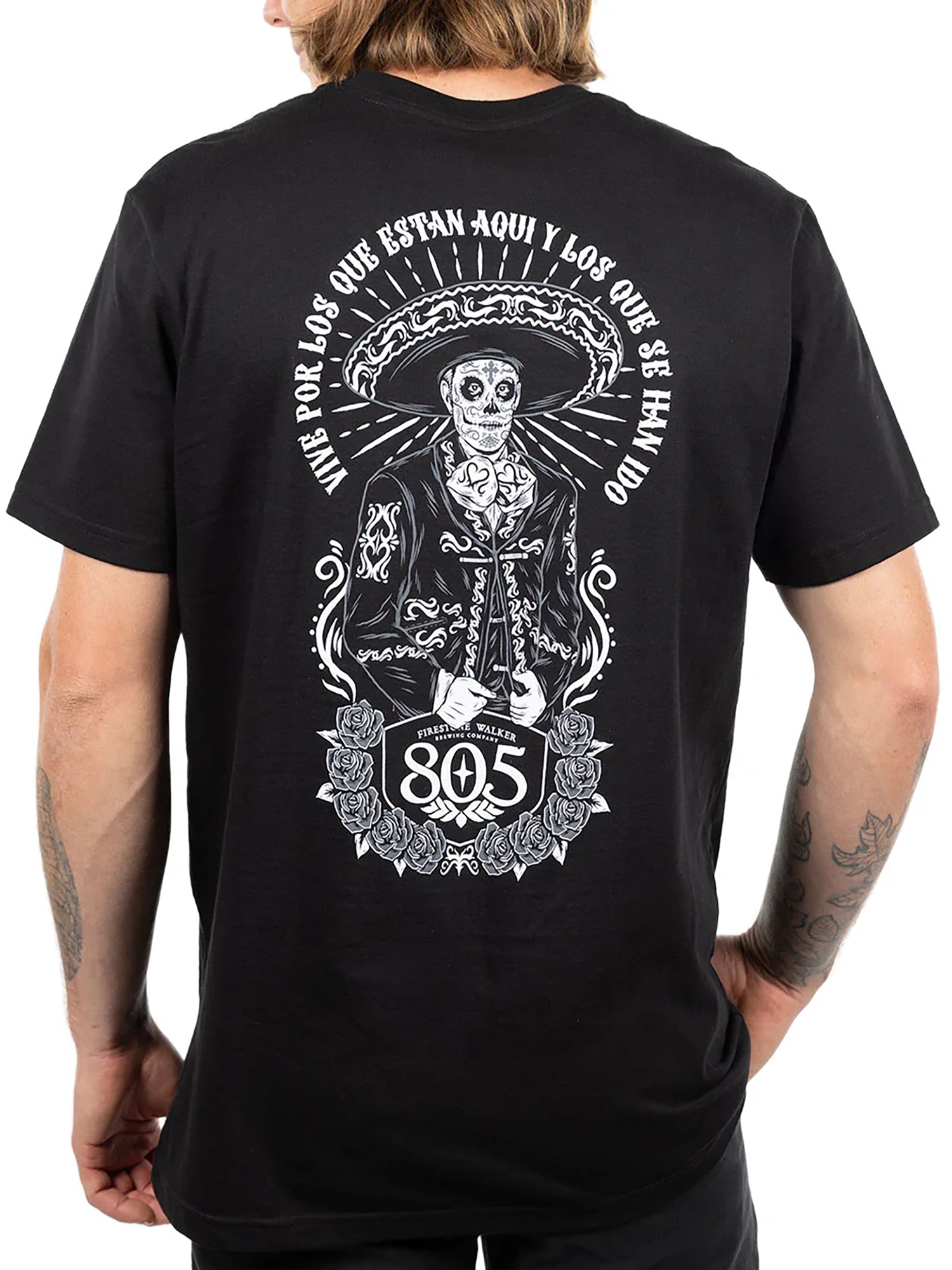 Fasthouse Men's 805 Premier Vive Por SS Tee - Black
