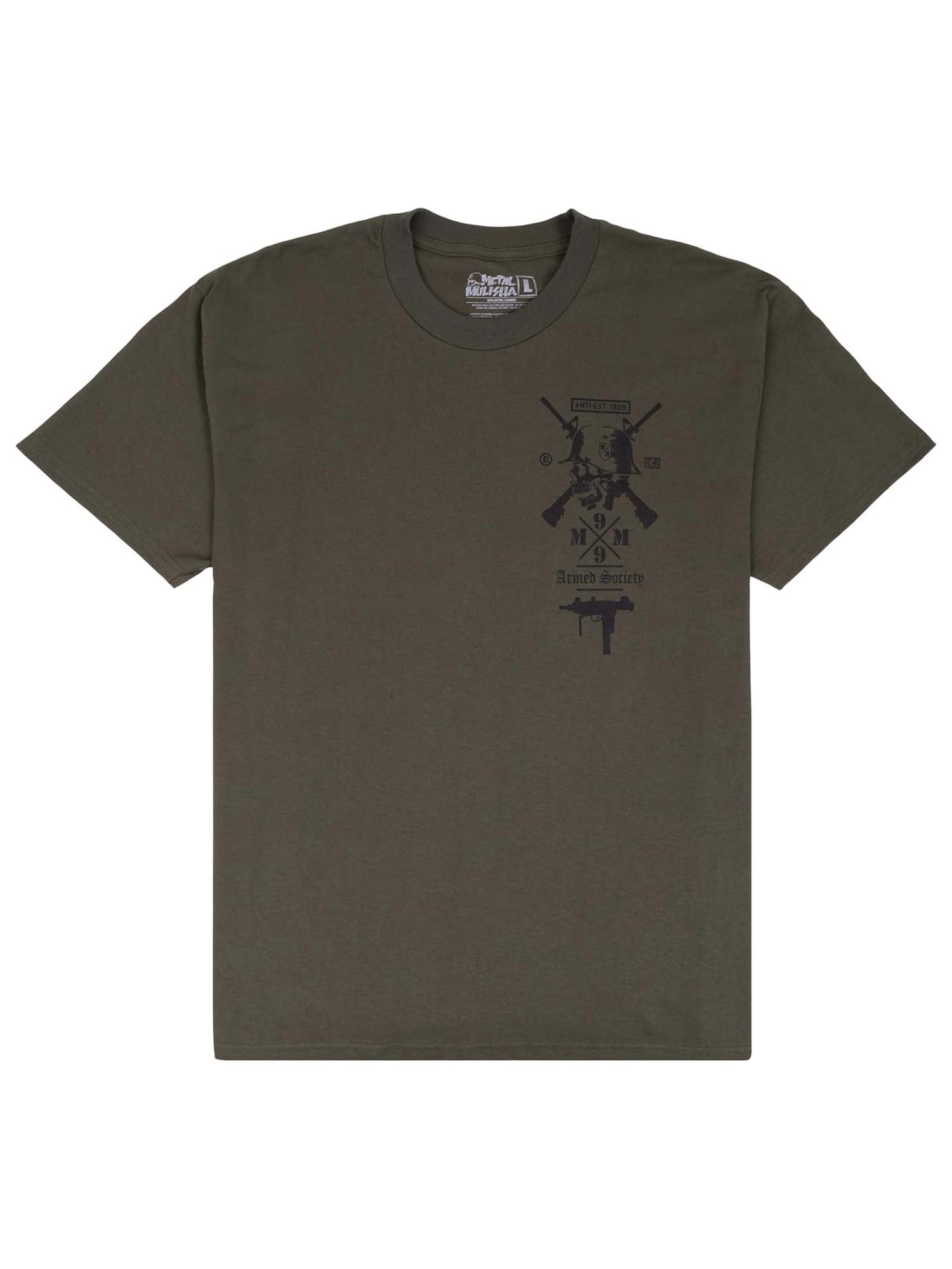 Metal Mulisha Men's Armed Society T-shirt by Metal Mulisha