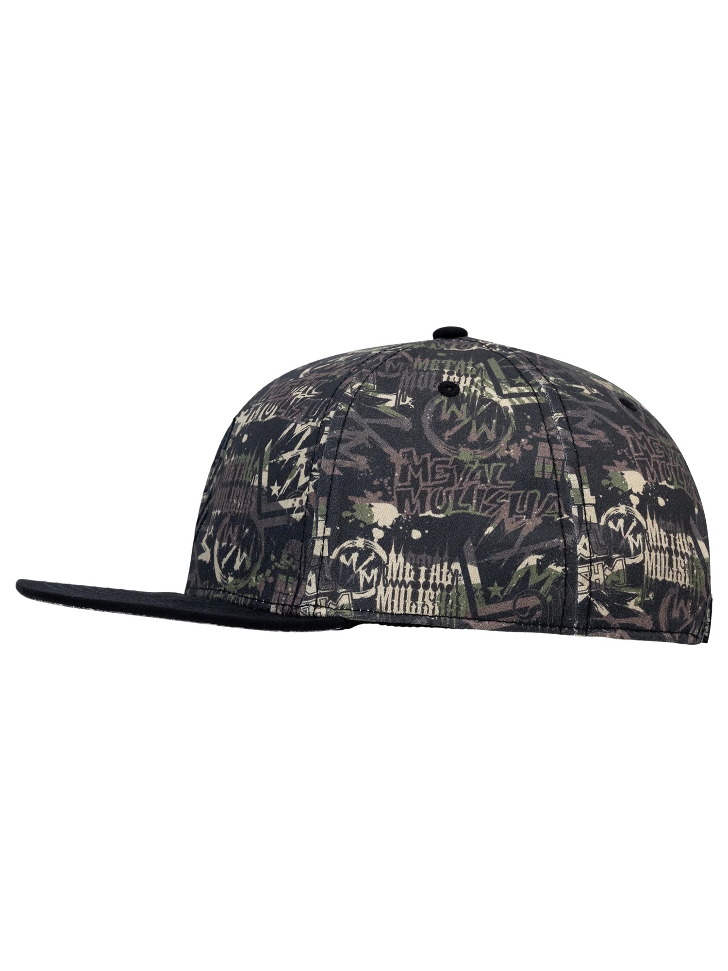 Metal Mulisha Men's Battalion Flexsnap Hat - Camo by Metal Mulisha