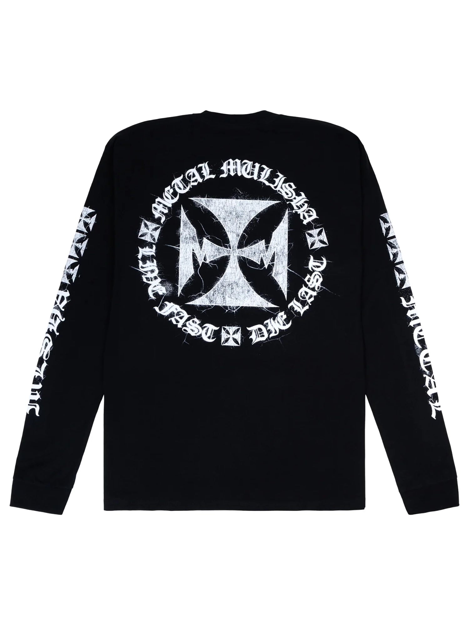 Metal Mulisha Men's Blacklist Long Sleeve Graphic T-shirt - Black