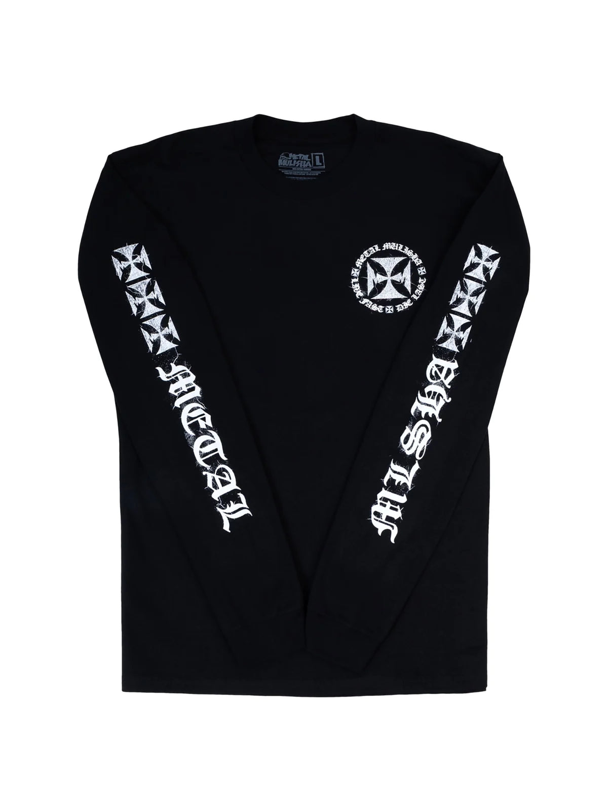 Metal Mulisha Men's Blacklist Long Sleeve Graphic T-shirt - Black