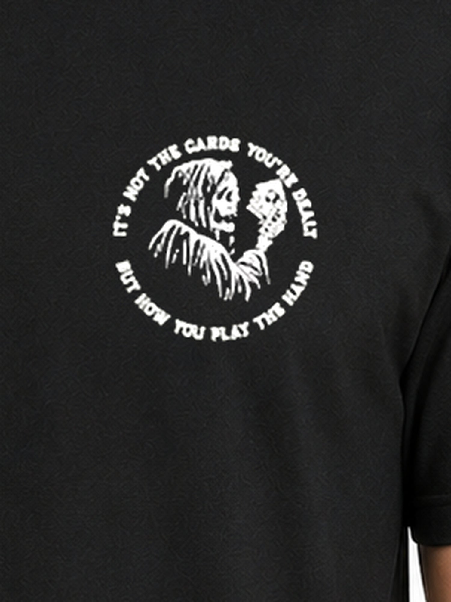 Last Call Co Cards Men's Graphic T-shirt - Black