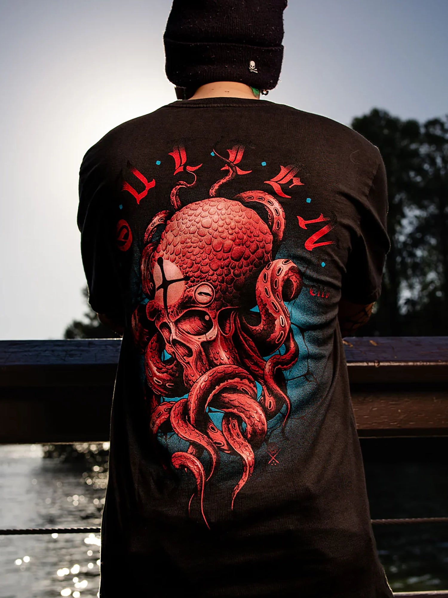 Sullen Men's Cephaskull Premium Tee - Black Ink by Sullen