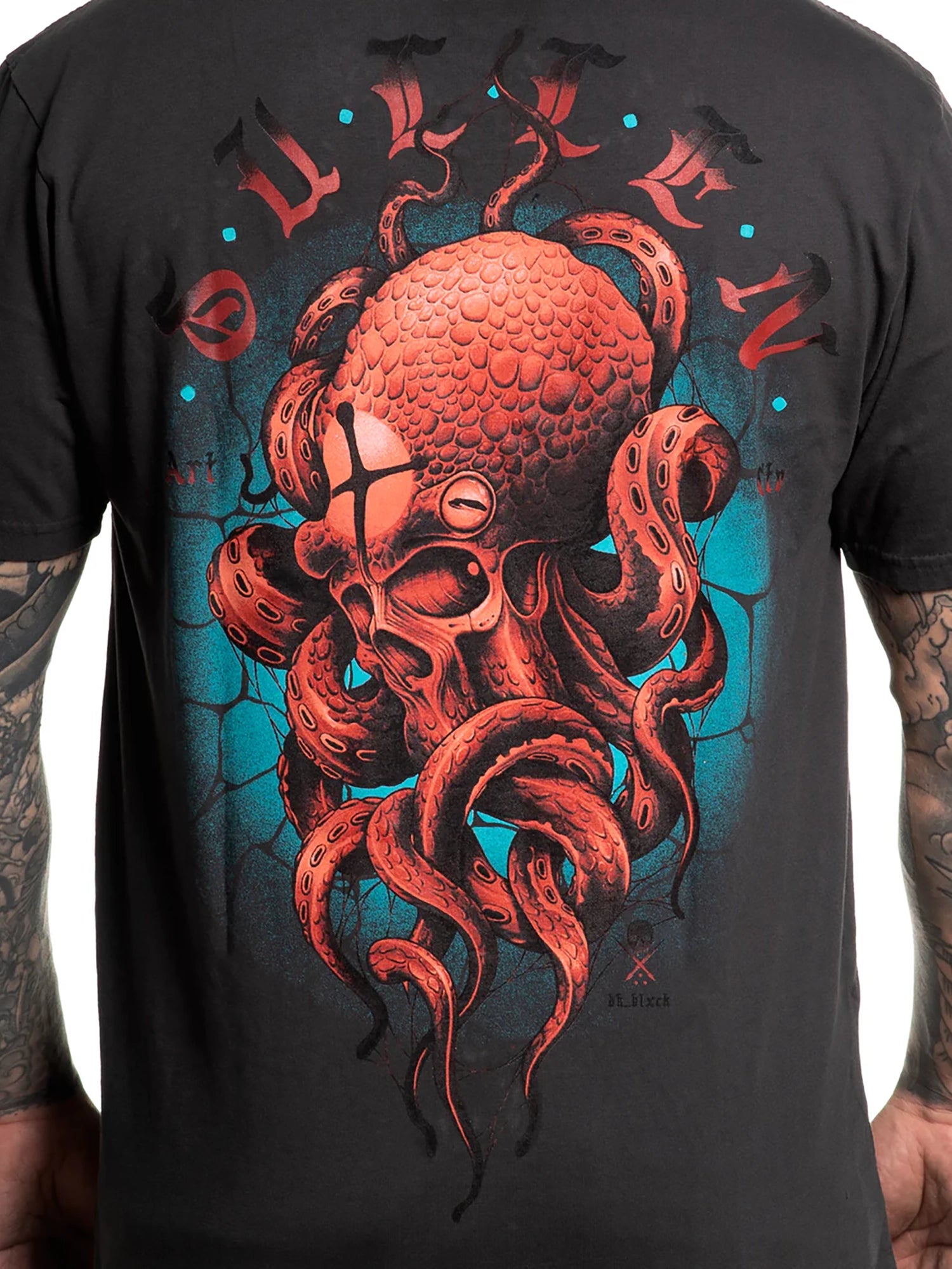 Sullen Men's Cephaskull Premium Tee - Black Ink by Sullen