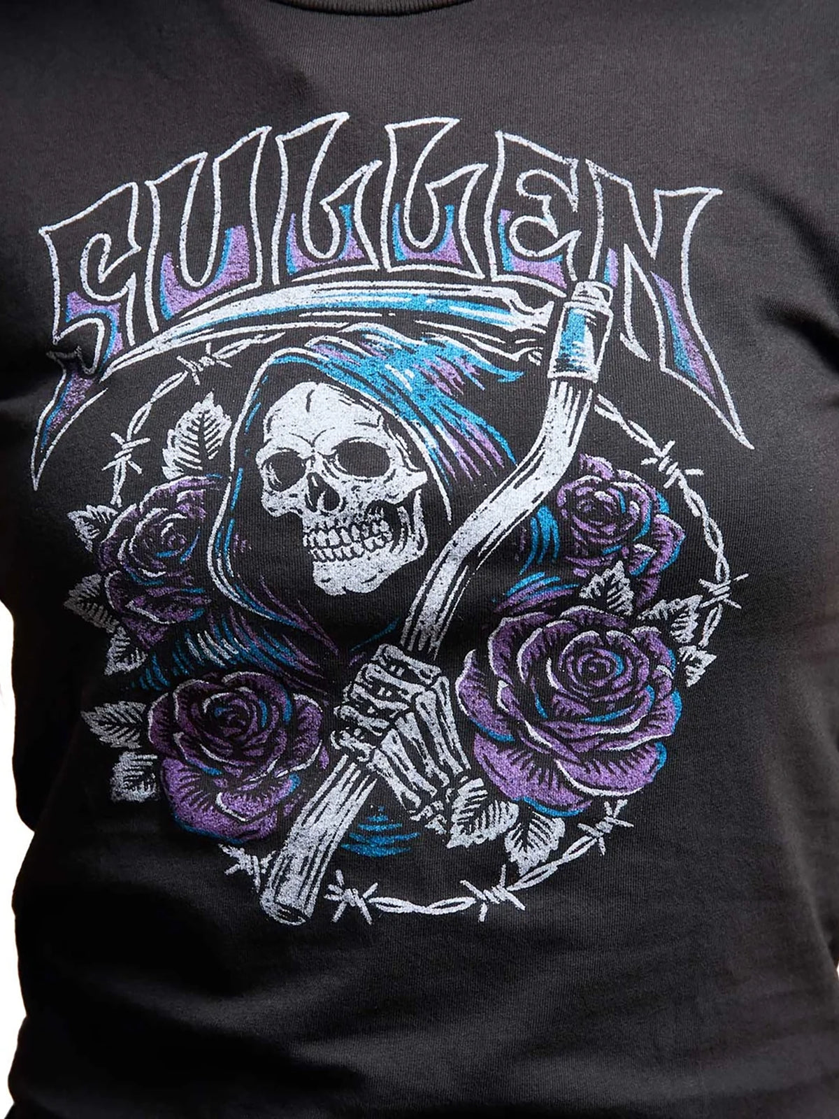 Sullen Chillin Killin Women's Graphic T-shirt - Vintage Black