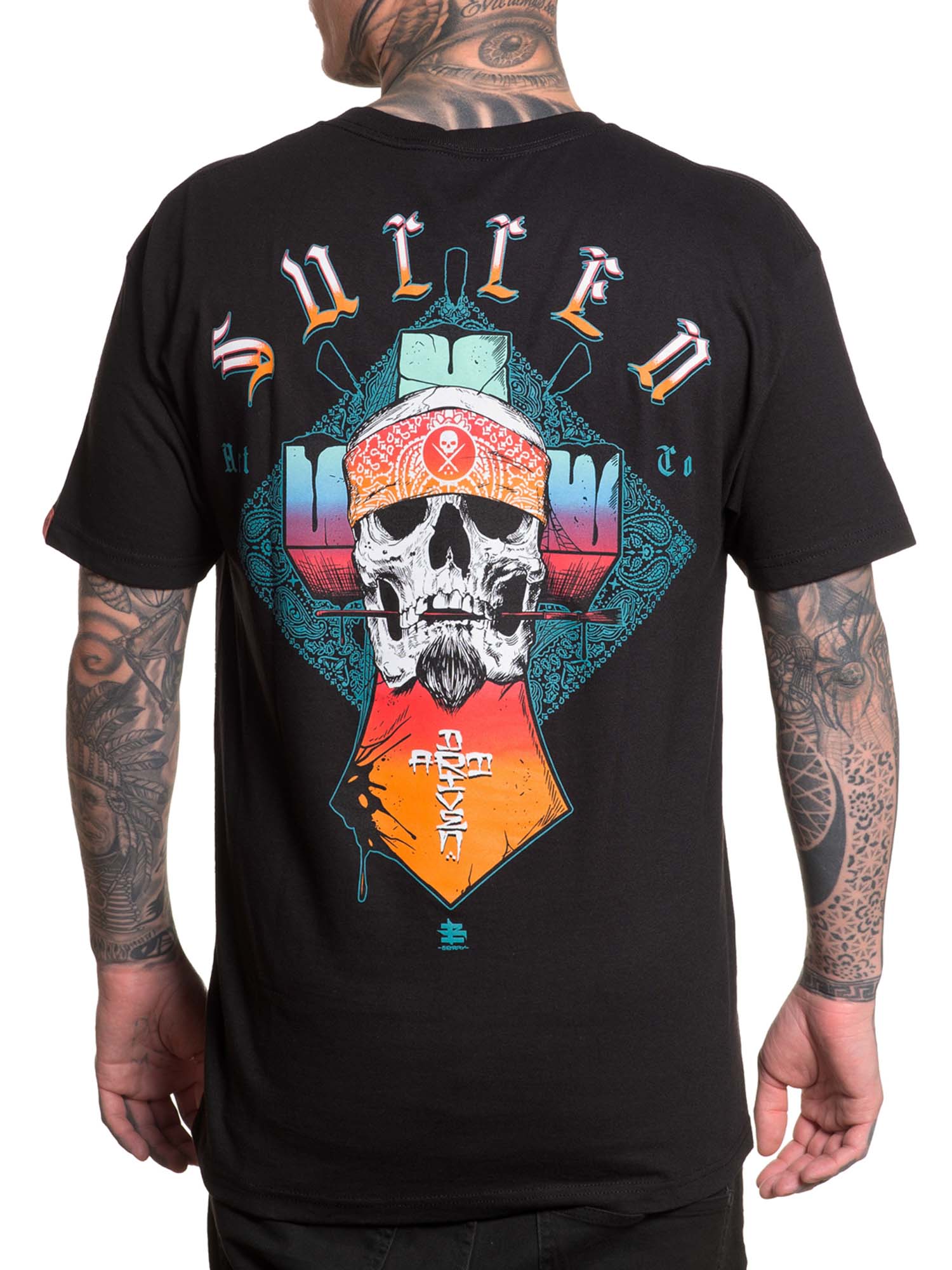 Sullen Men's Cholo Cross Short Sleeve Standard Tee by Sullen