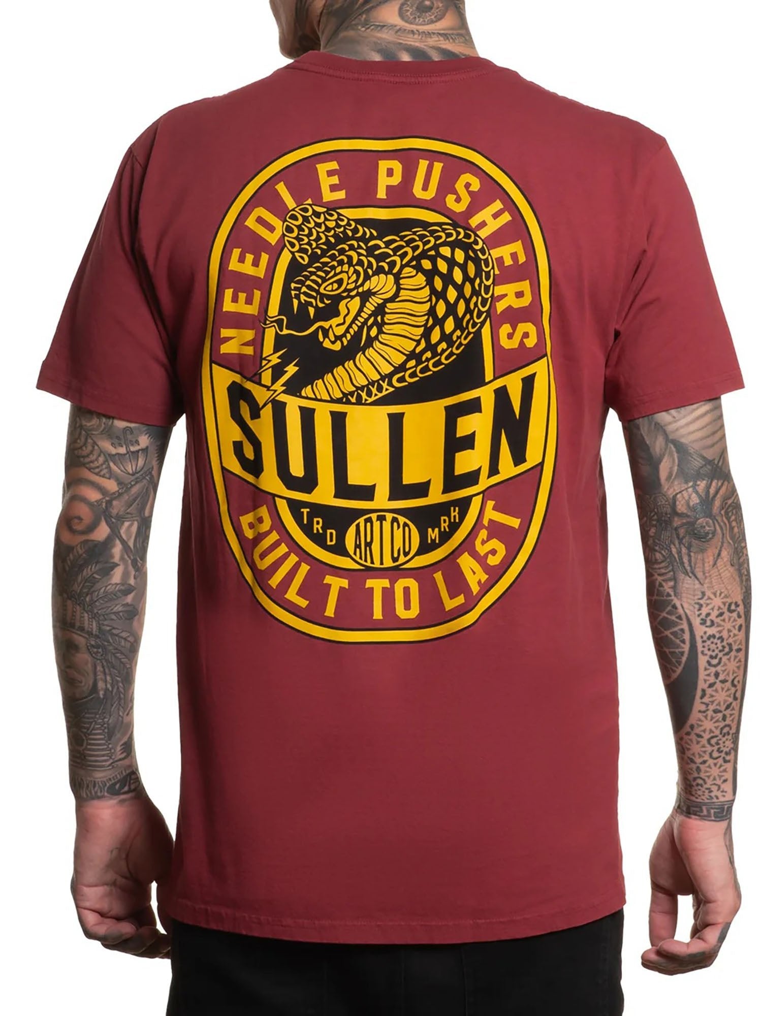Sullen Men's Cobra Seal Premium T-shirt by Sullen
