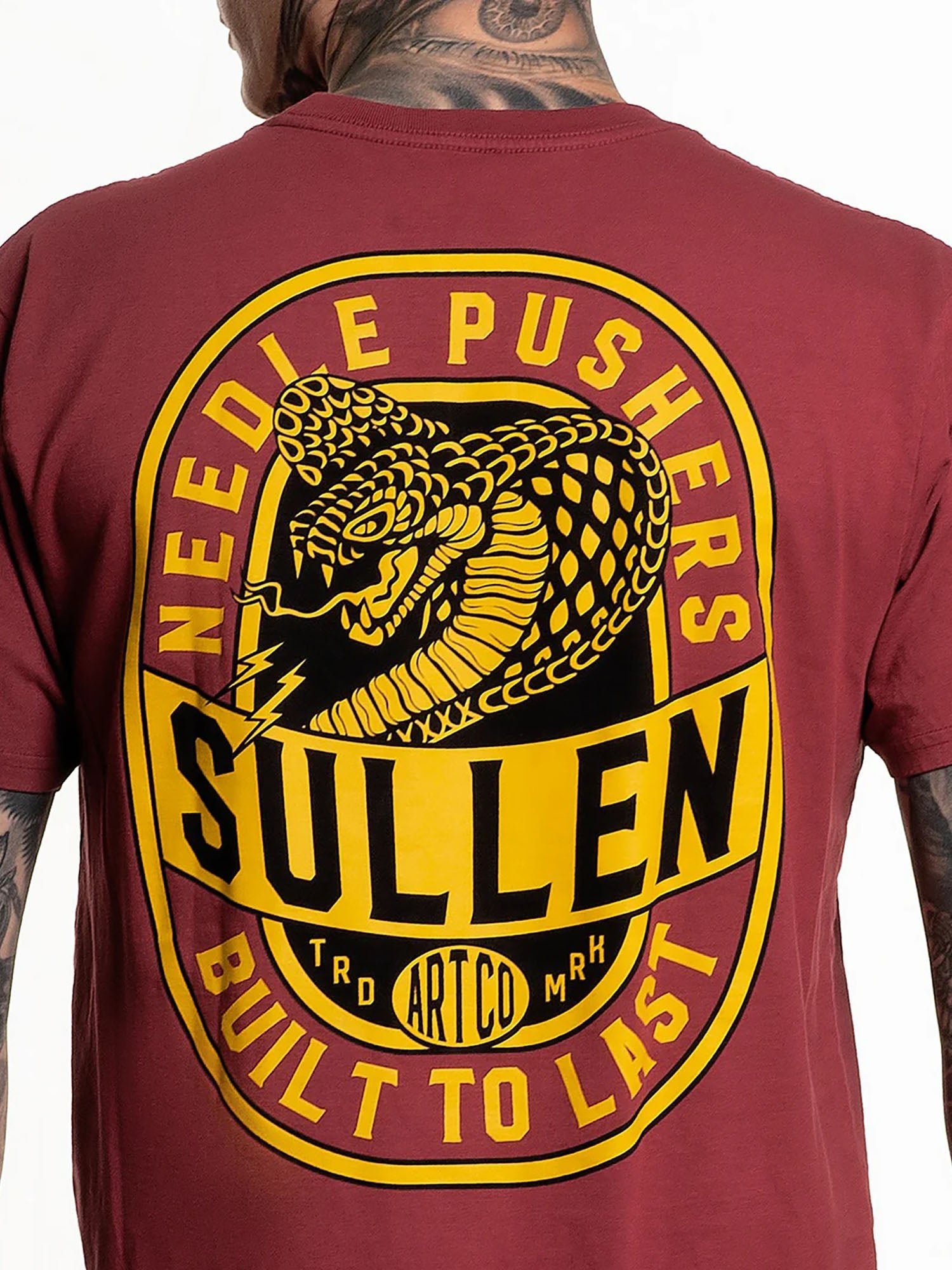 Sullen Men's Cobra Seal Premium T-shirt by Sullen