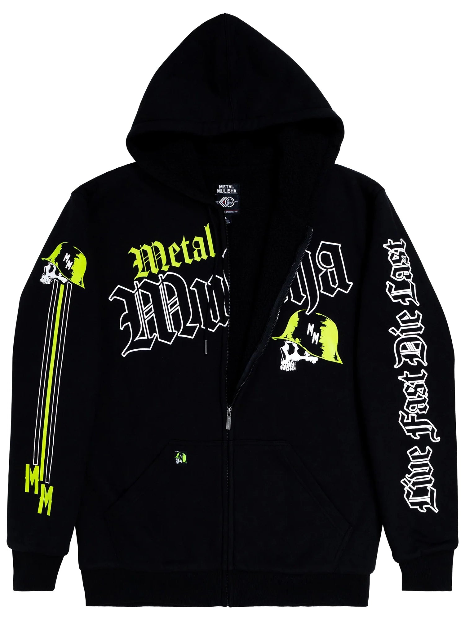 Metal Mulisha Men's Cranked Sherpa Zip Hoodie