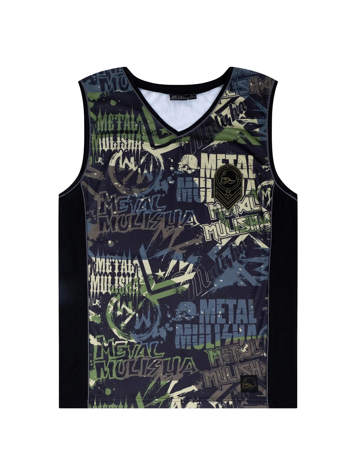 Metal Mulisha Men's D - Lush Jersey Tank Top - Camo by Metal Mulisha