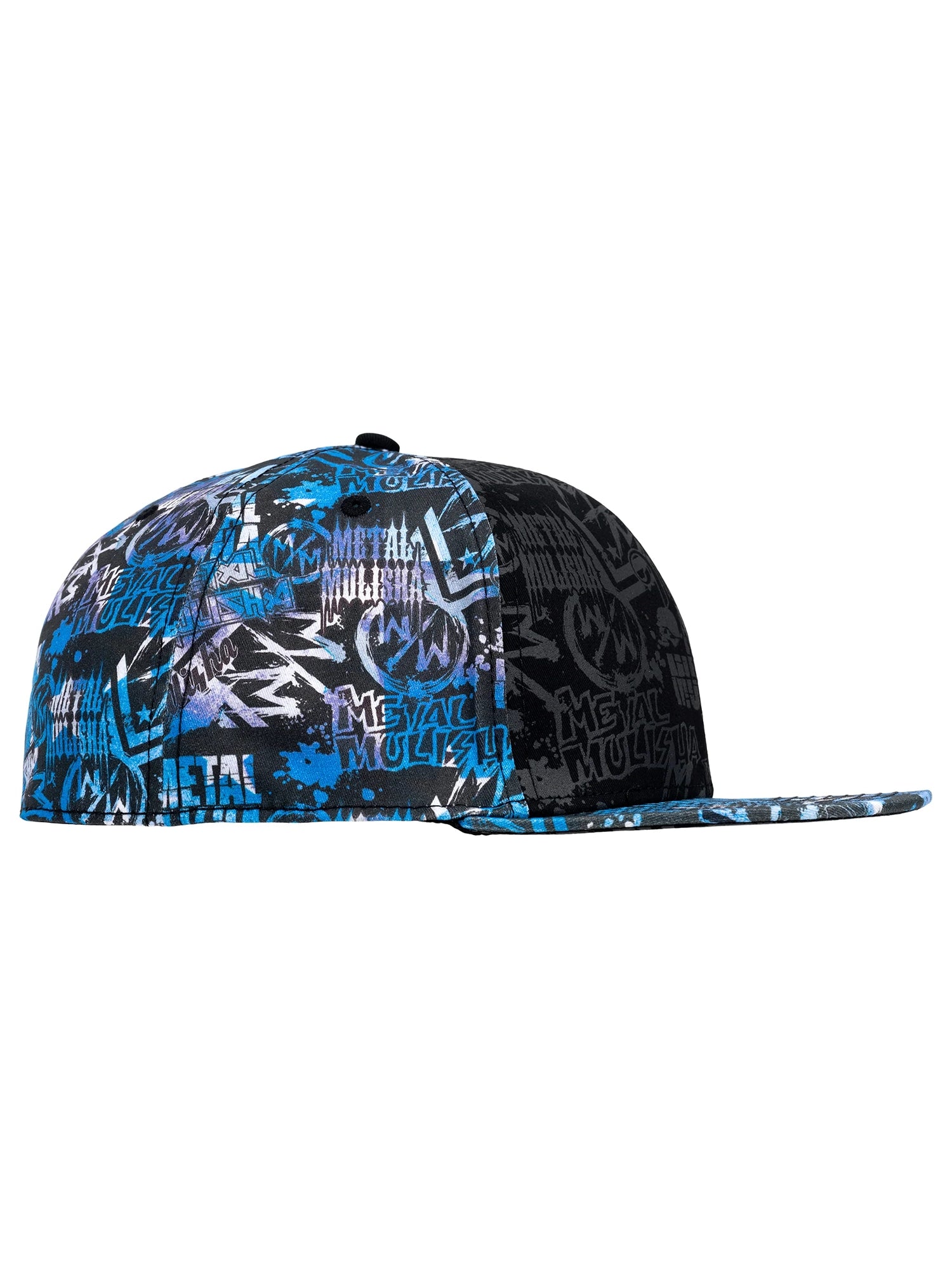 Metal Mulisha Men's D - Lush 2 Flex Hat - Red White and Blue by Metal Mulisha