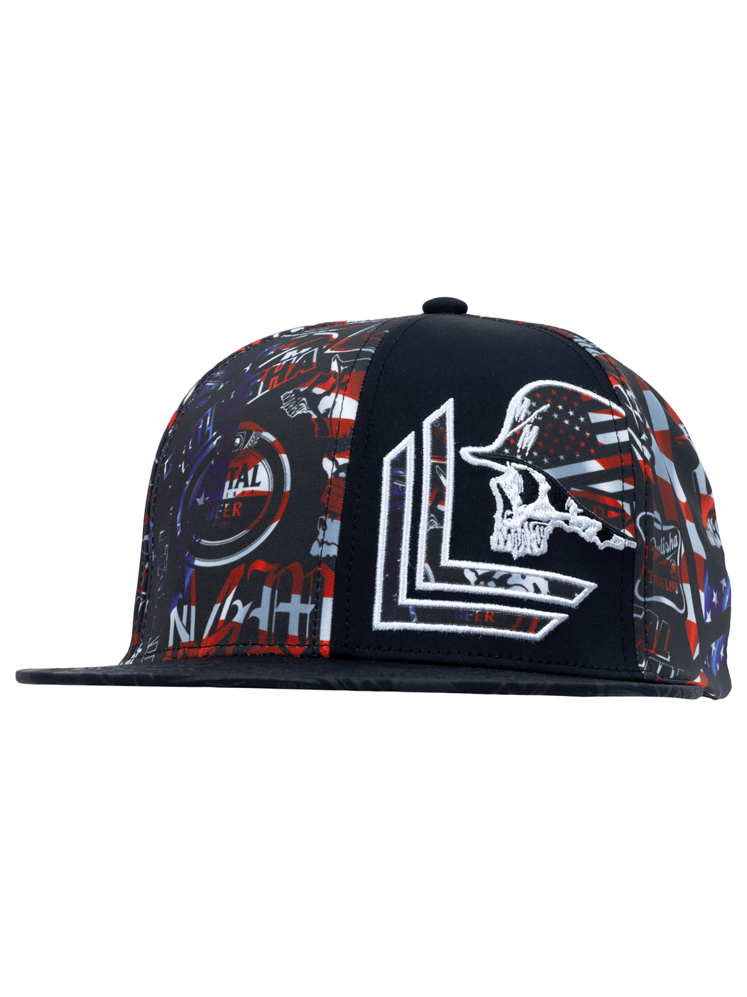 Metal Mulisha Men's D - Lush Flexsnap Hat by Metal Mulisha