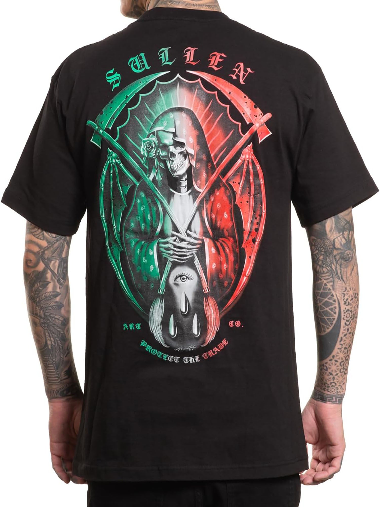 Sullen Men's De La Muerte Mex Standard T-shirt