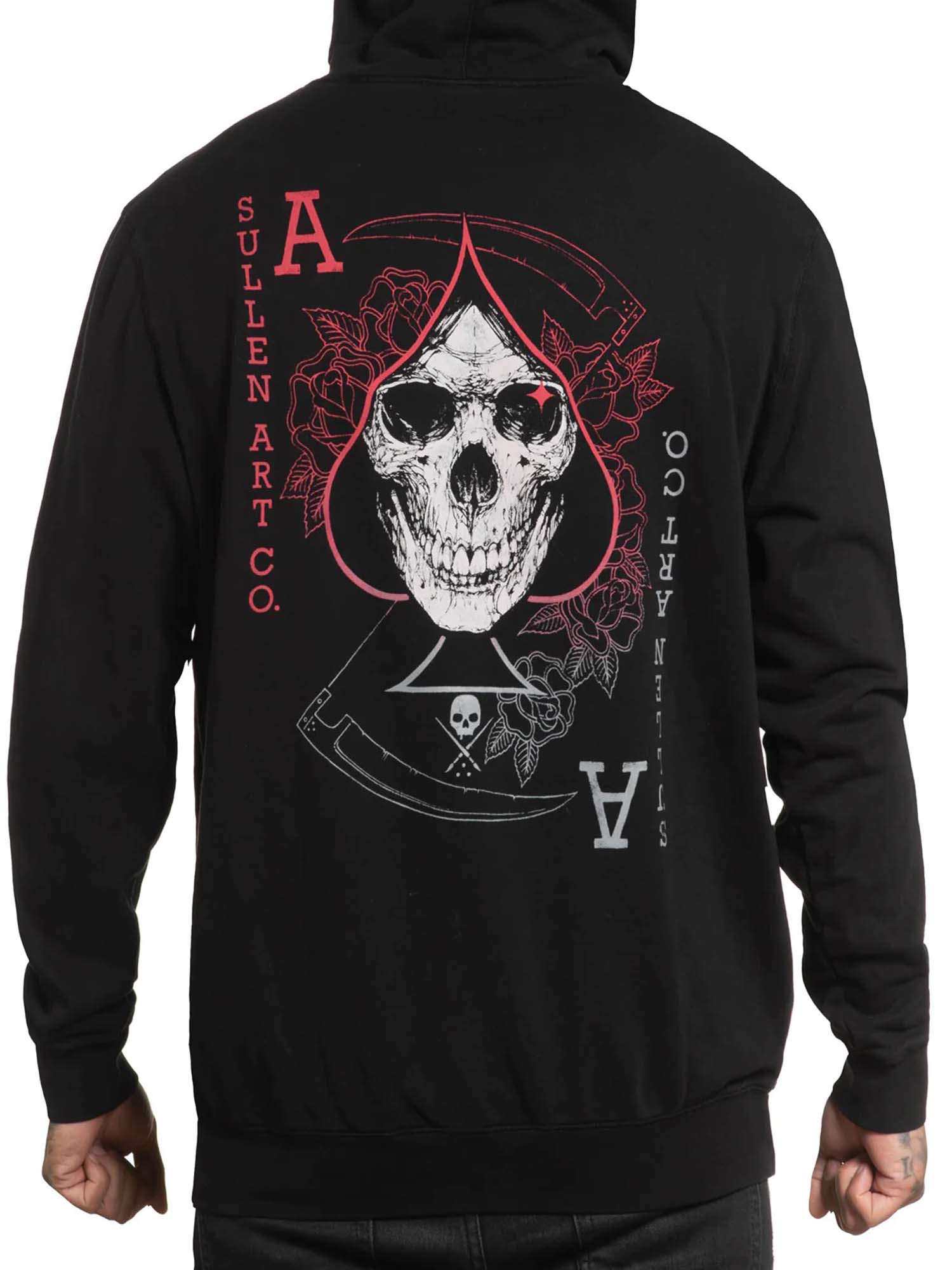 Sullen Men's Drawing Dead Pullover Hoodie by Sullen