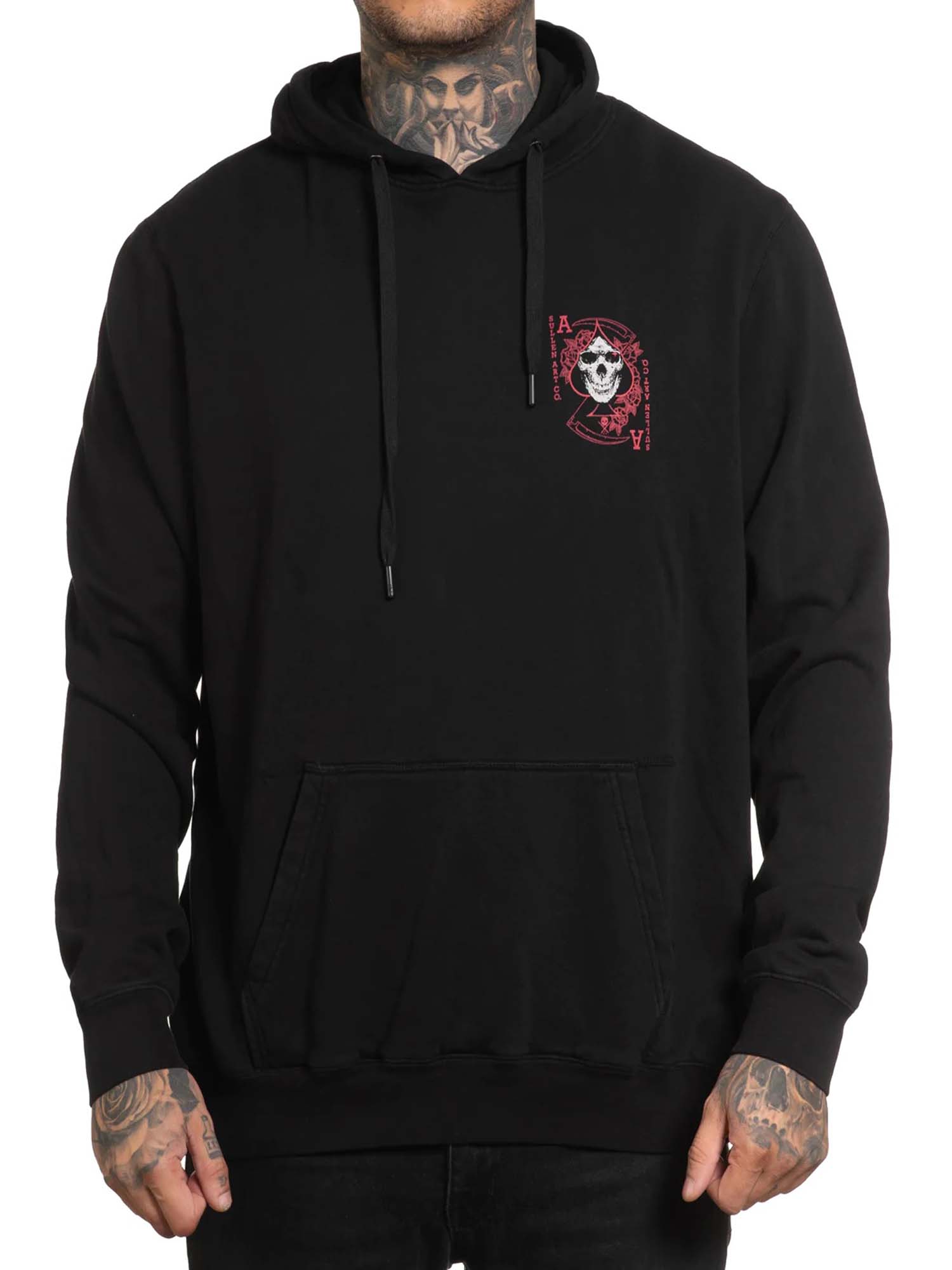 Sullen Men's Drawing Dead Pullover Hoodie by Sullen
