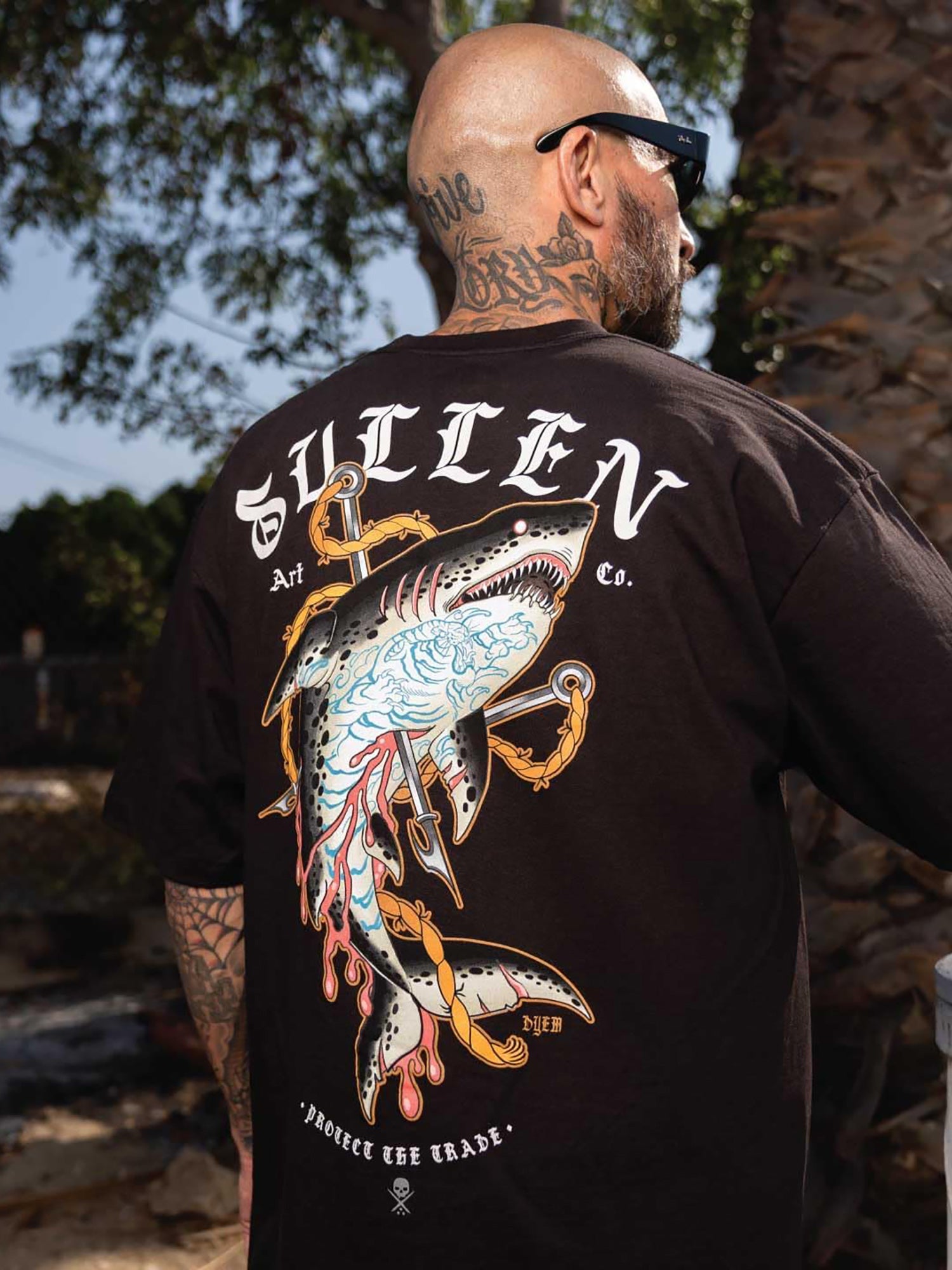 Sullen Men's Dyem Shark Standard T-shirt
