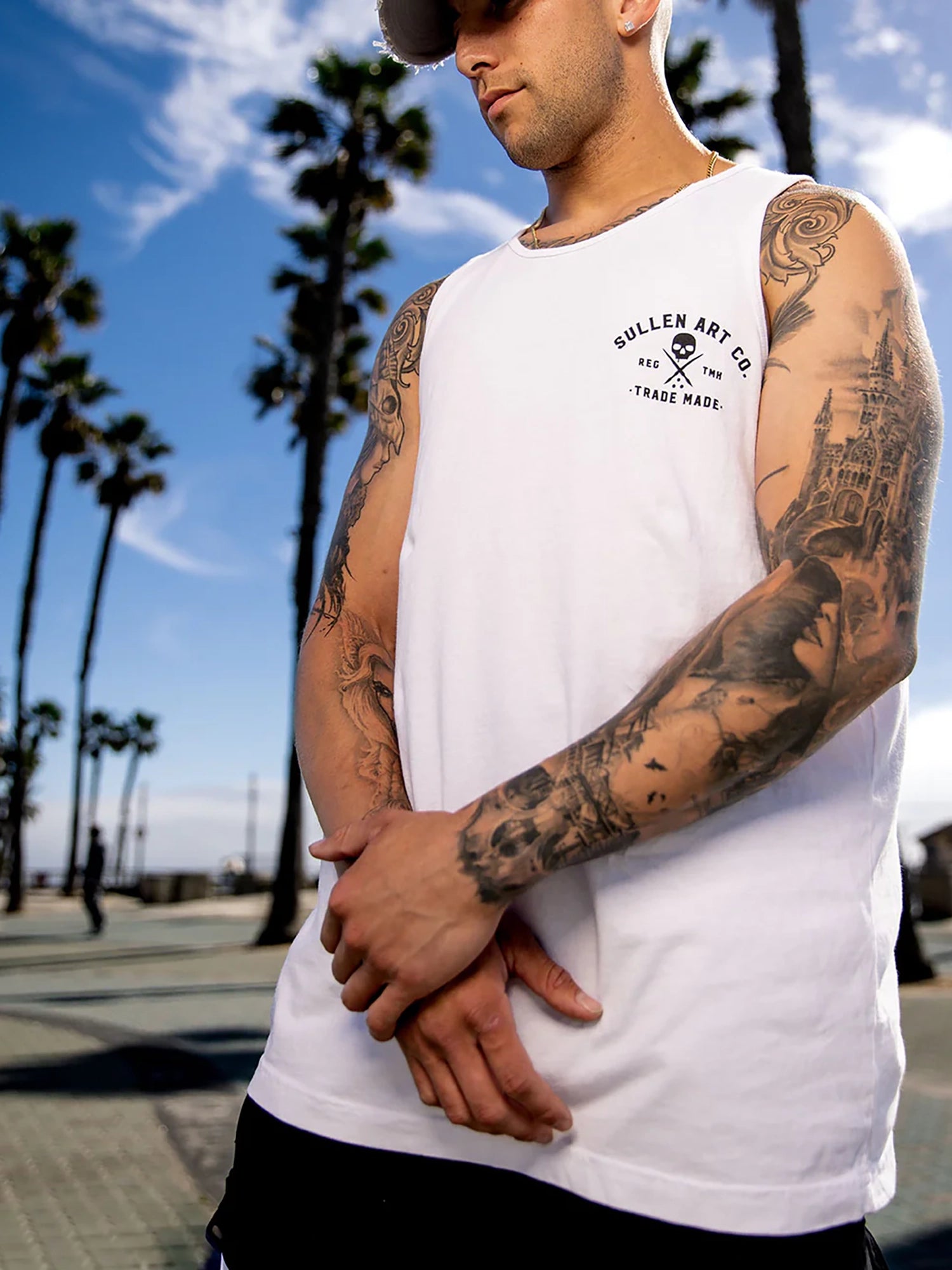 Sullen Men's Elemental Tank Top - White