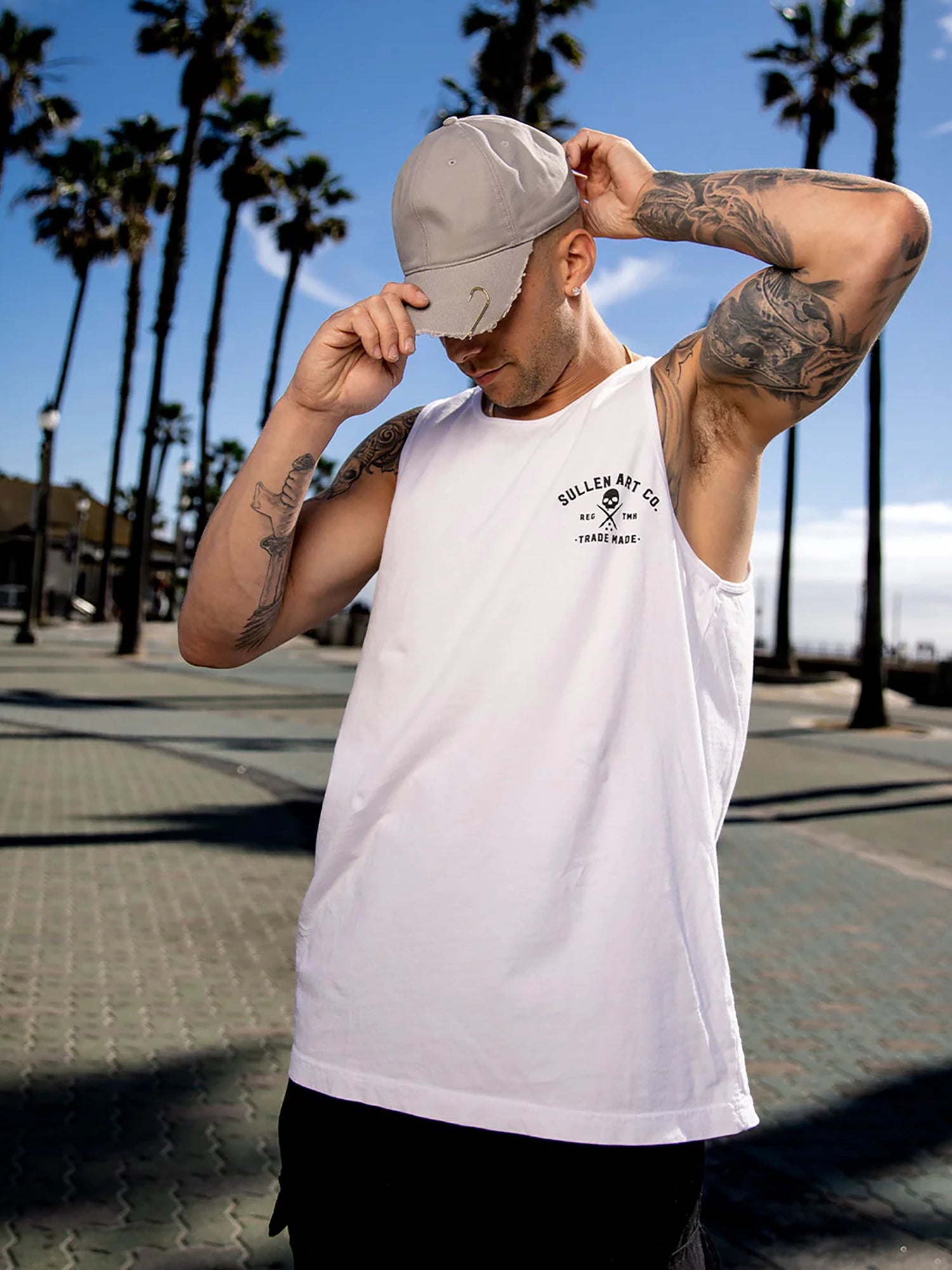 Sullen Men's Elemental Tank Top - White