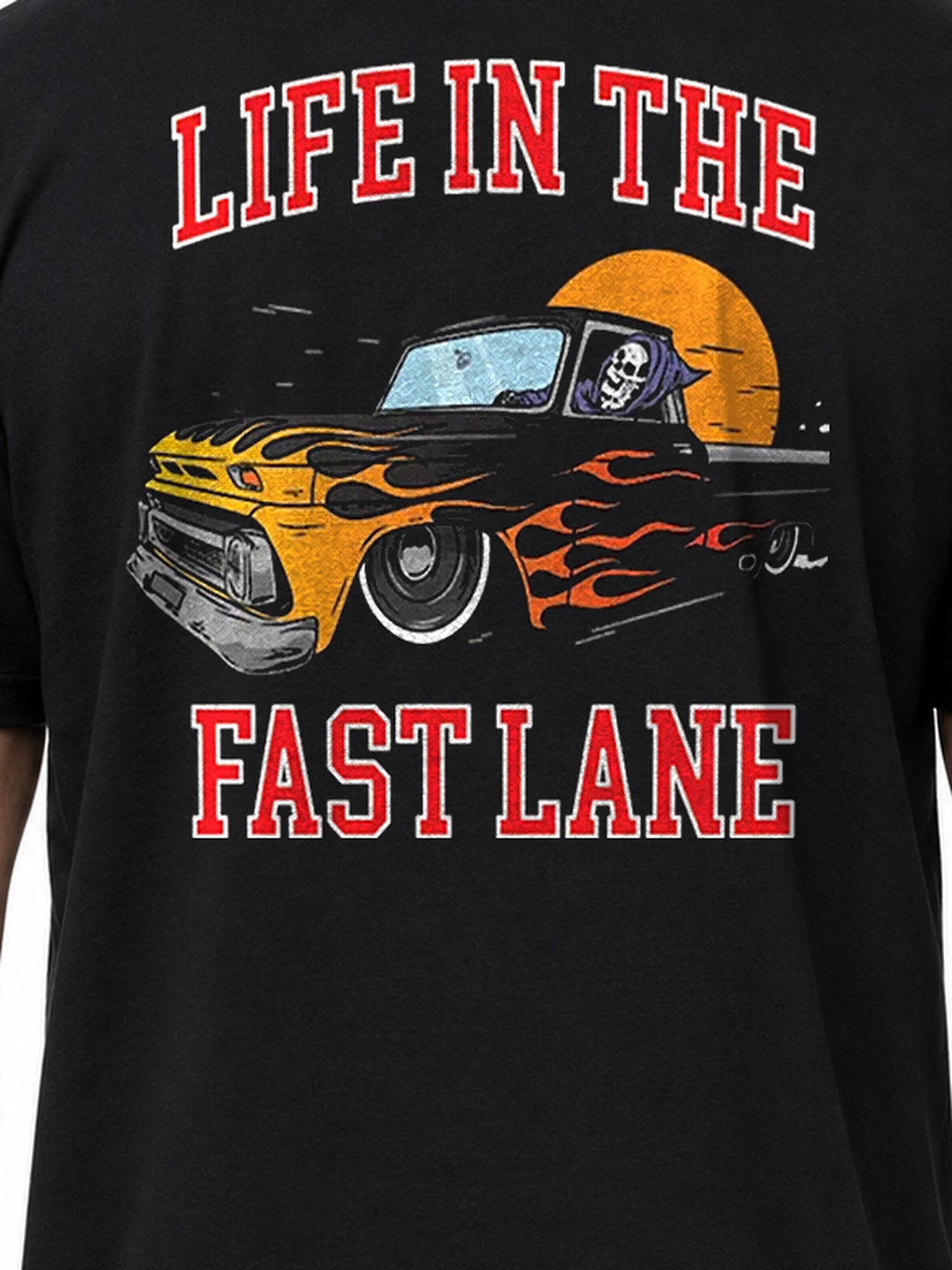 Last Call Co Men's Fast Lane Graphic T-shirt - Black