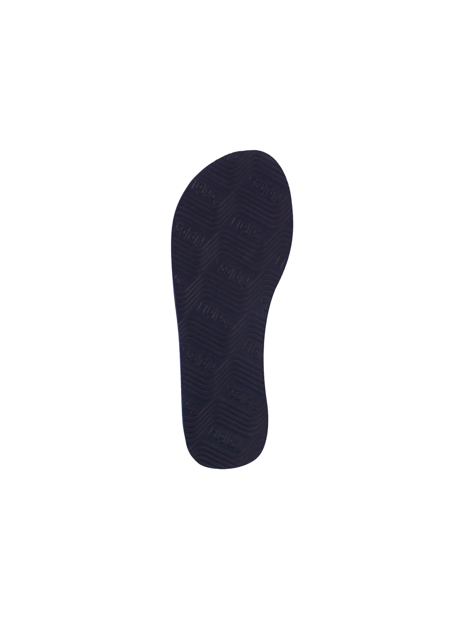 Flojos Women's Fiesta Thong Sandal – Charcoal, bottom view