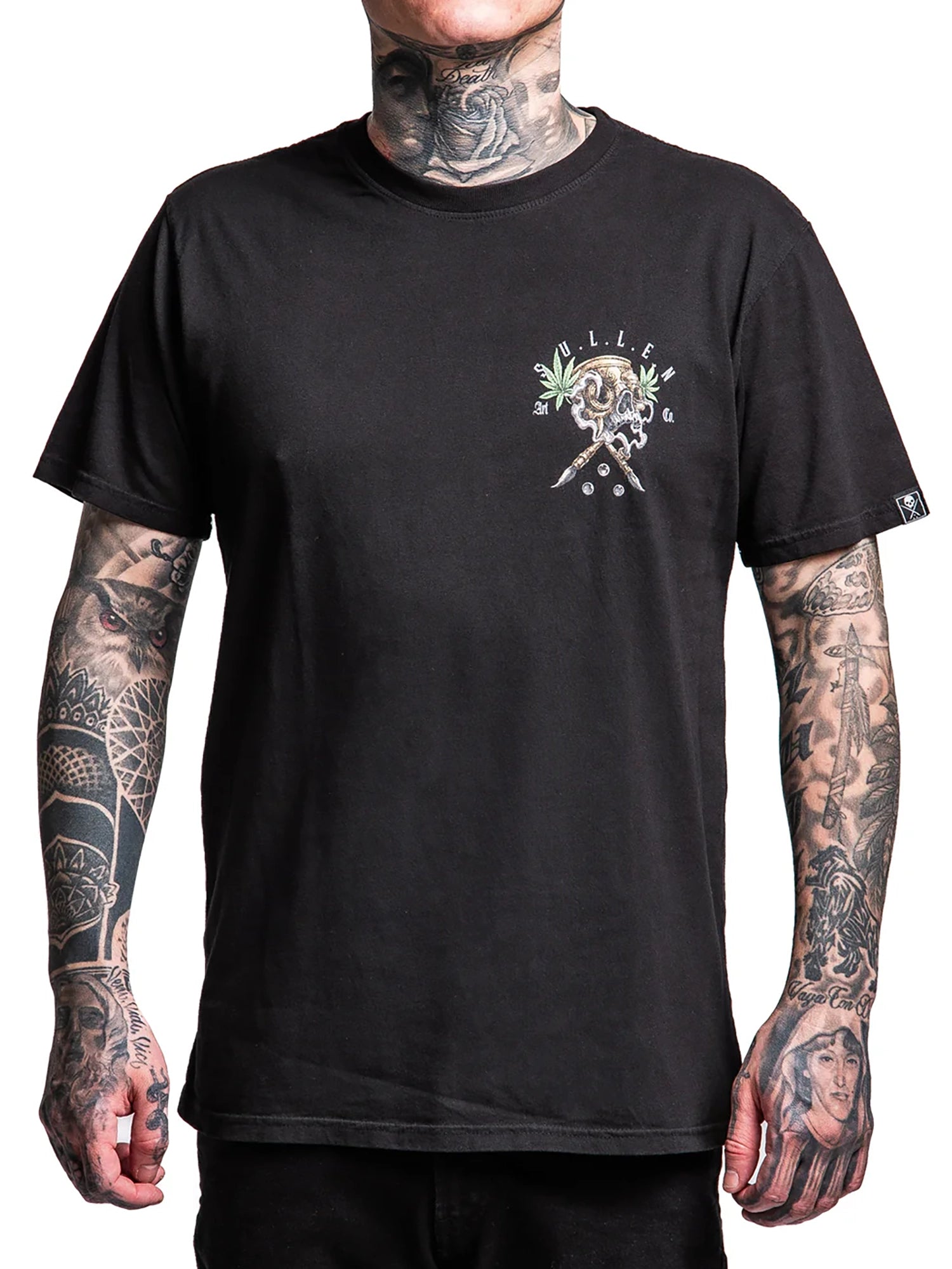 Sullen Men's Flower God Premium Tee - Jet Black by Sullen