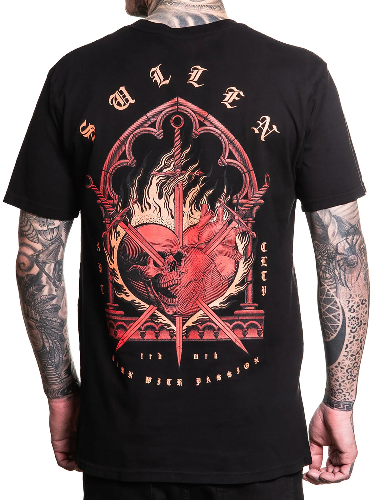 Sullen Full Heart Premium Graphic T-Shirt | Vulcinity