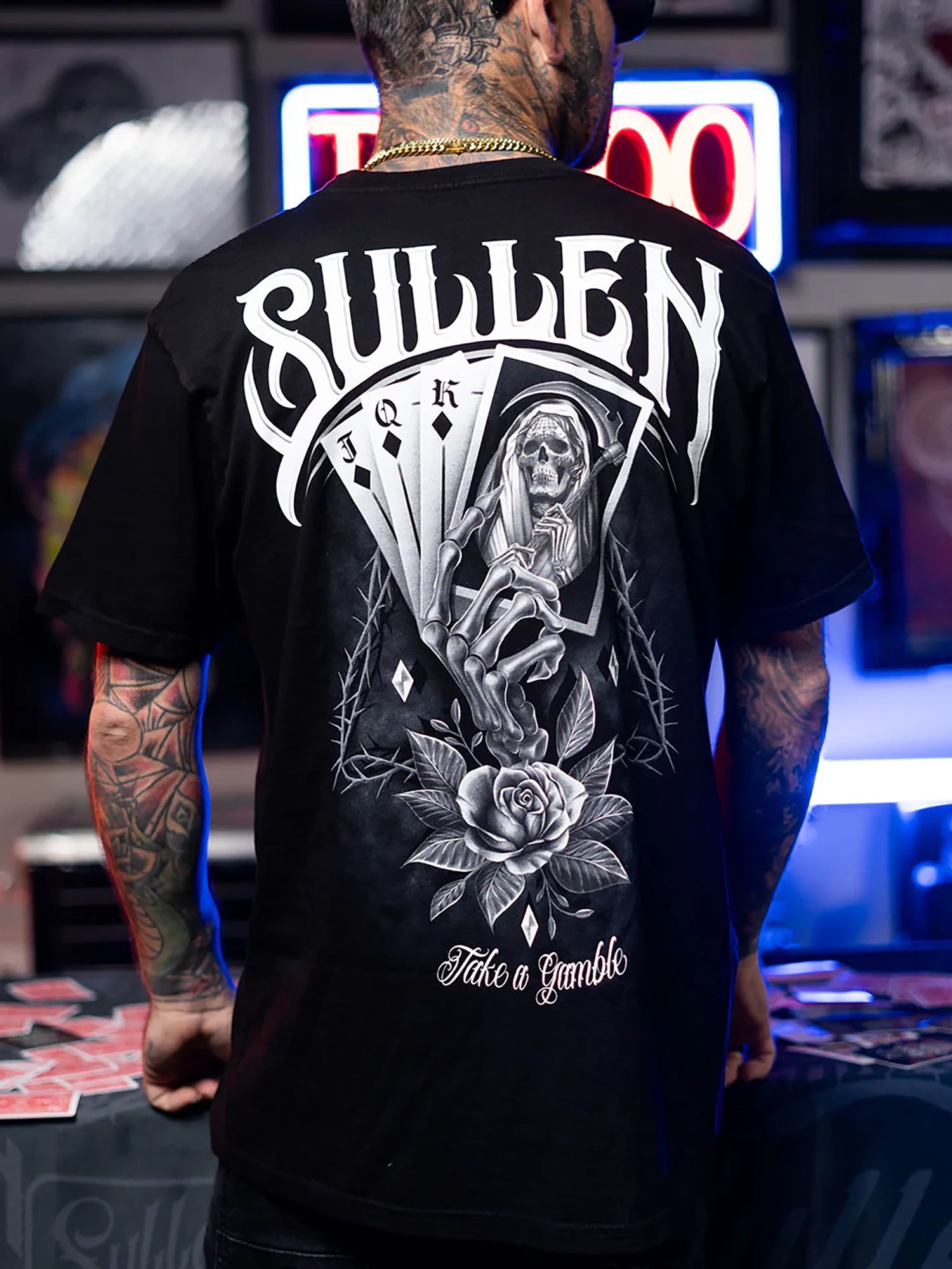Sullen Men's Gamble Premium T-shirt by Sullen