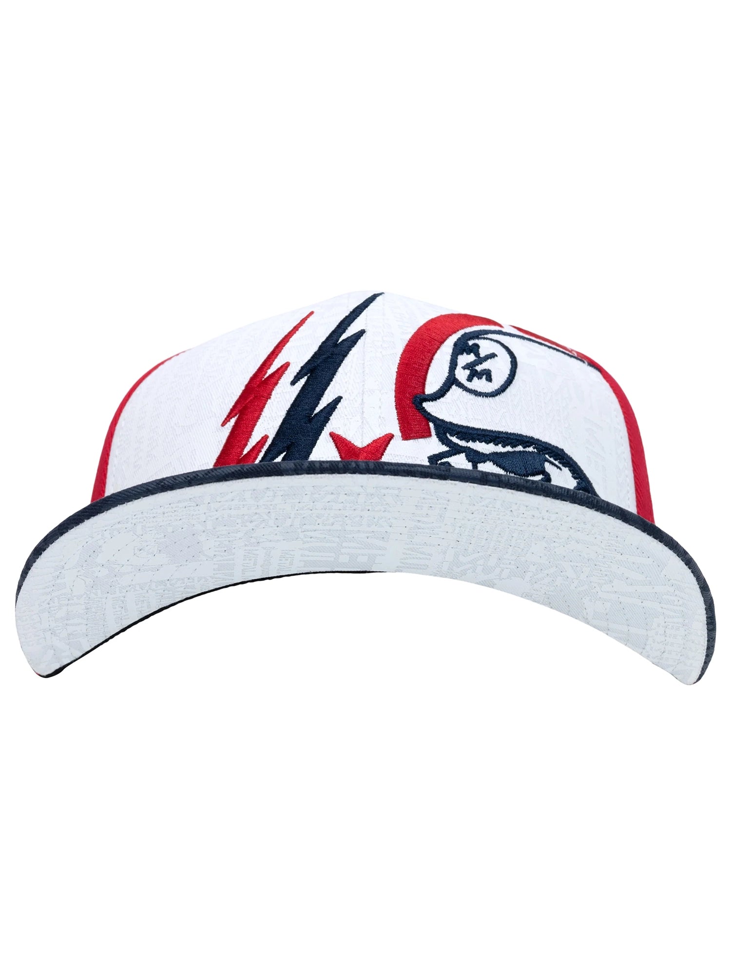 Metal Mulisha Men's Ghost 2 Flex Hat - Red White and Blue