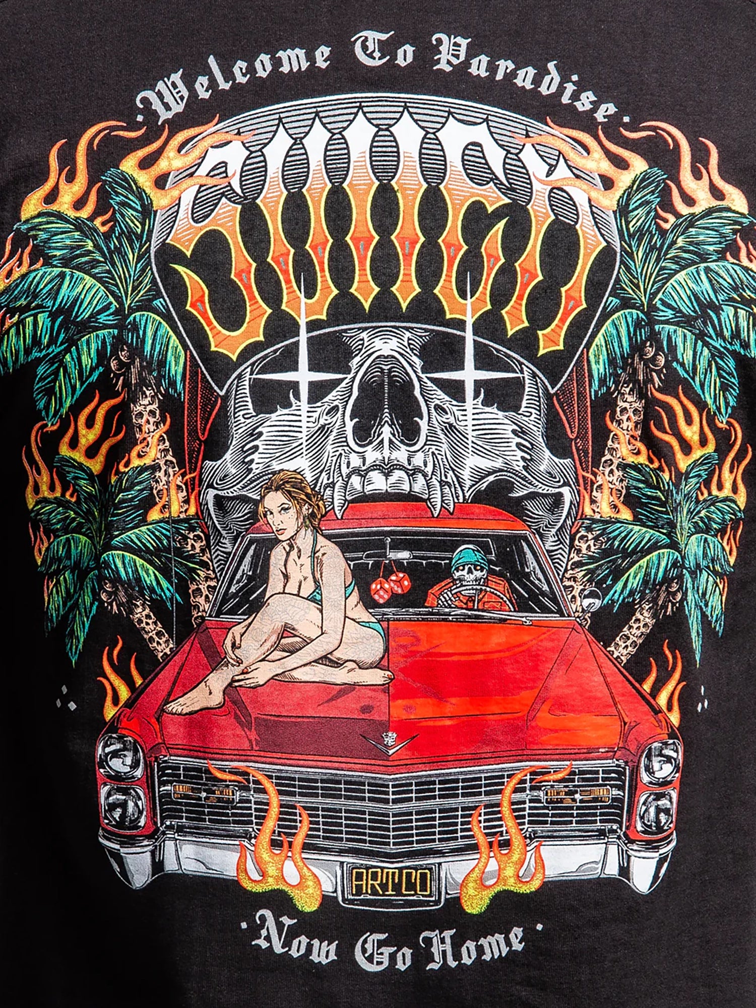 Sullen Men's Go Home Graphic Tee - Black