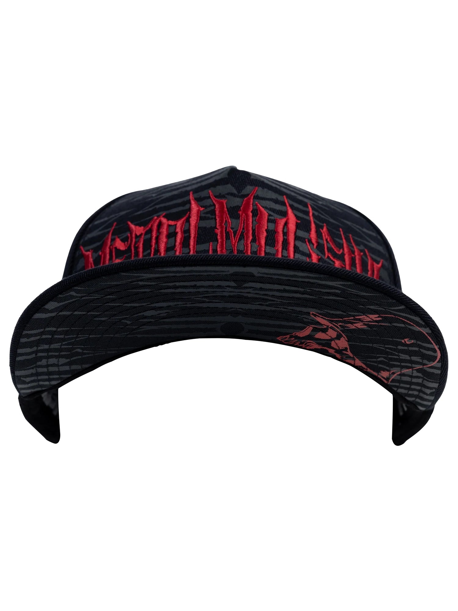 Metal Mulisha Men's Grunge Flex Hat - Black/Red