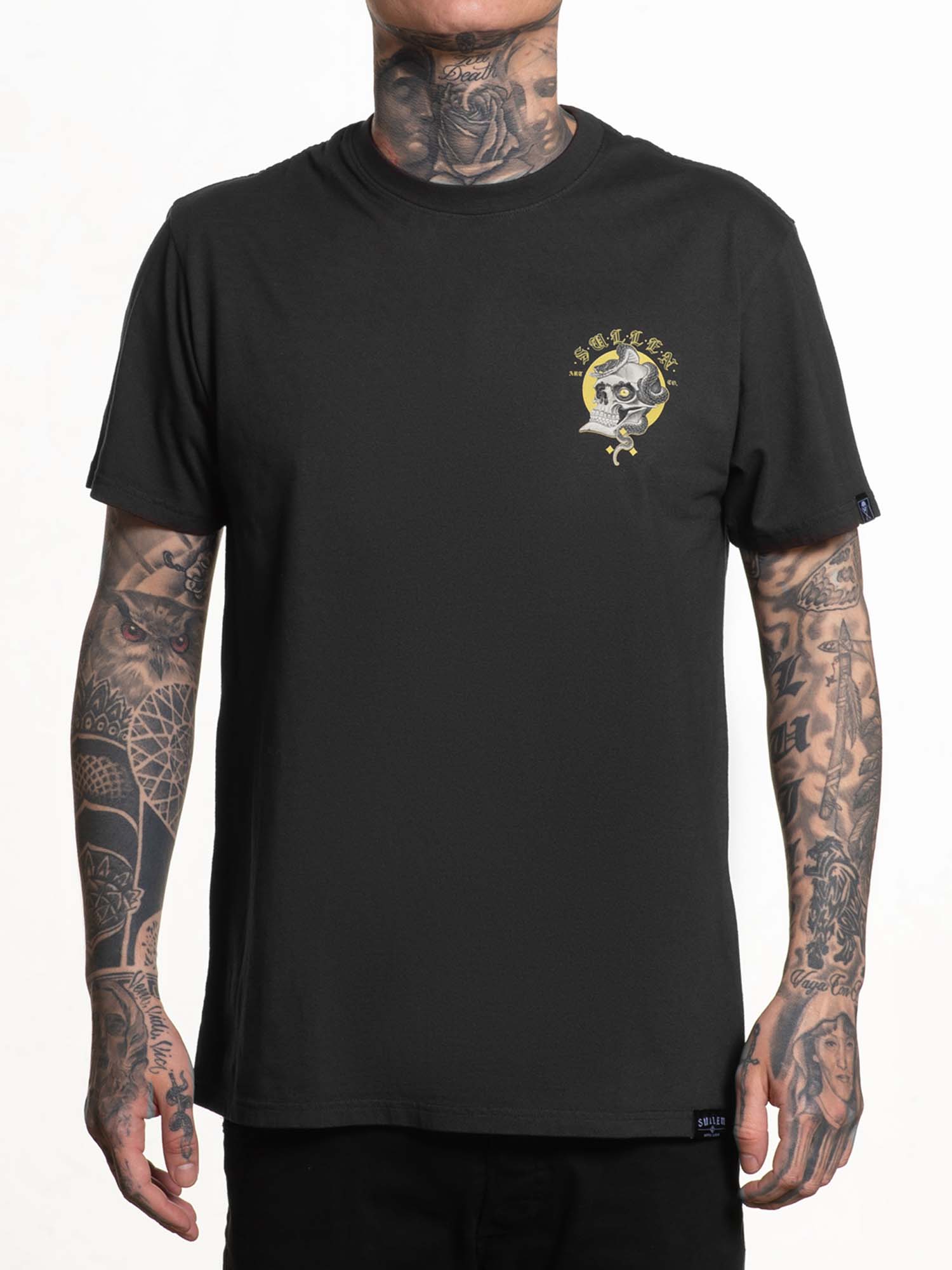 Sullen Men's Haubrick Skull Short Sleeve Premium T-shirt by Sullen