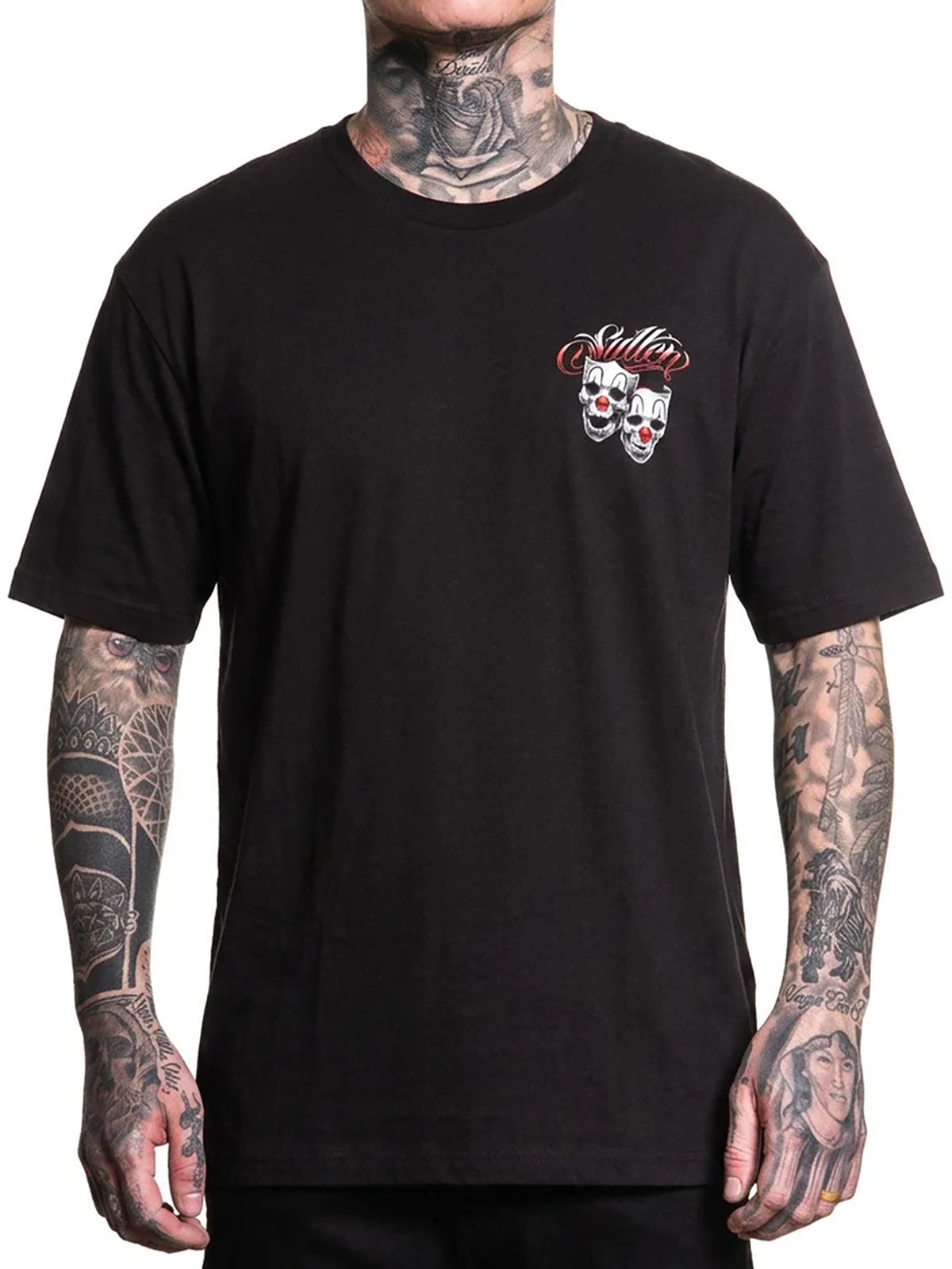 Sullen Men's High and Low Standard Graphic T-shirt - Black