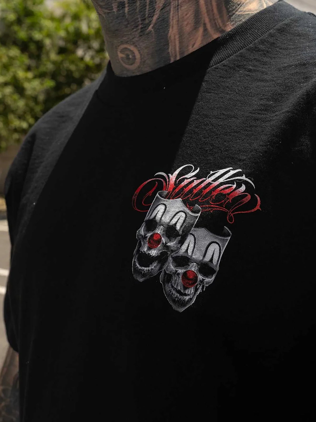 Sullen Men's High and Low Standard Graphic T-shirt - Black