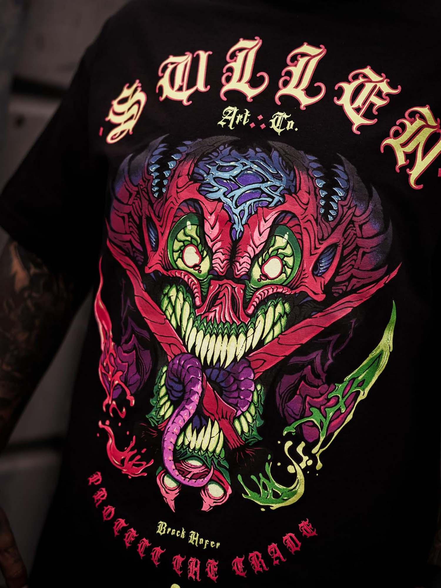 Sullen Men's Hofer Badge Short Sleeve Standard Tee by Sullen