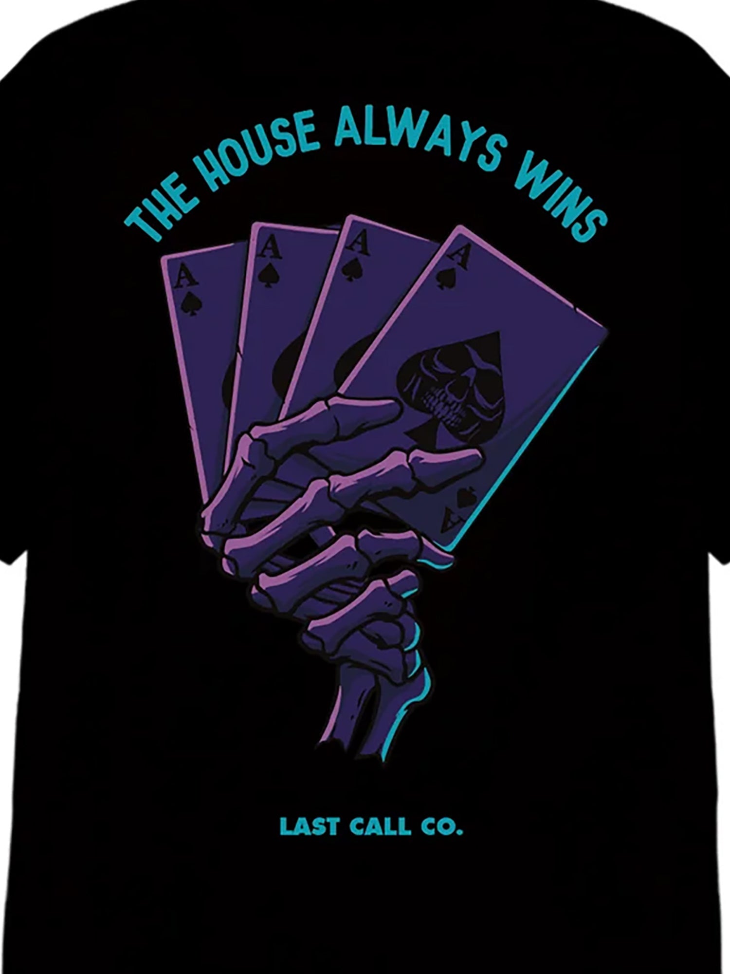 Last Call Co Men's House Graphic T-shirt - Black