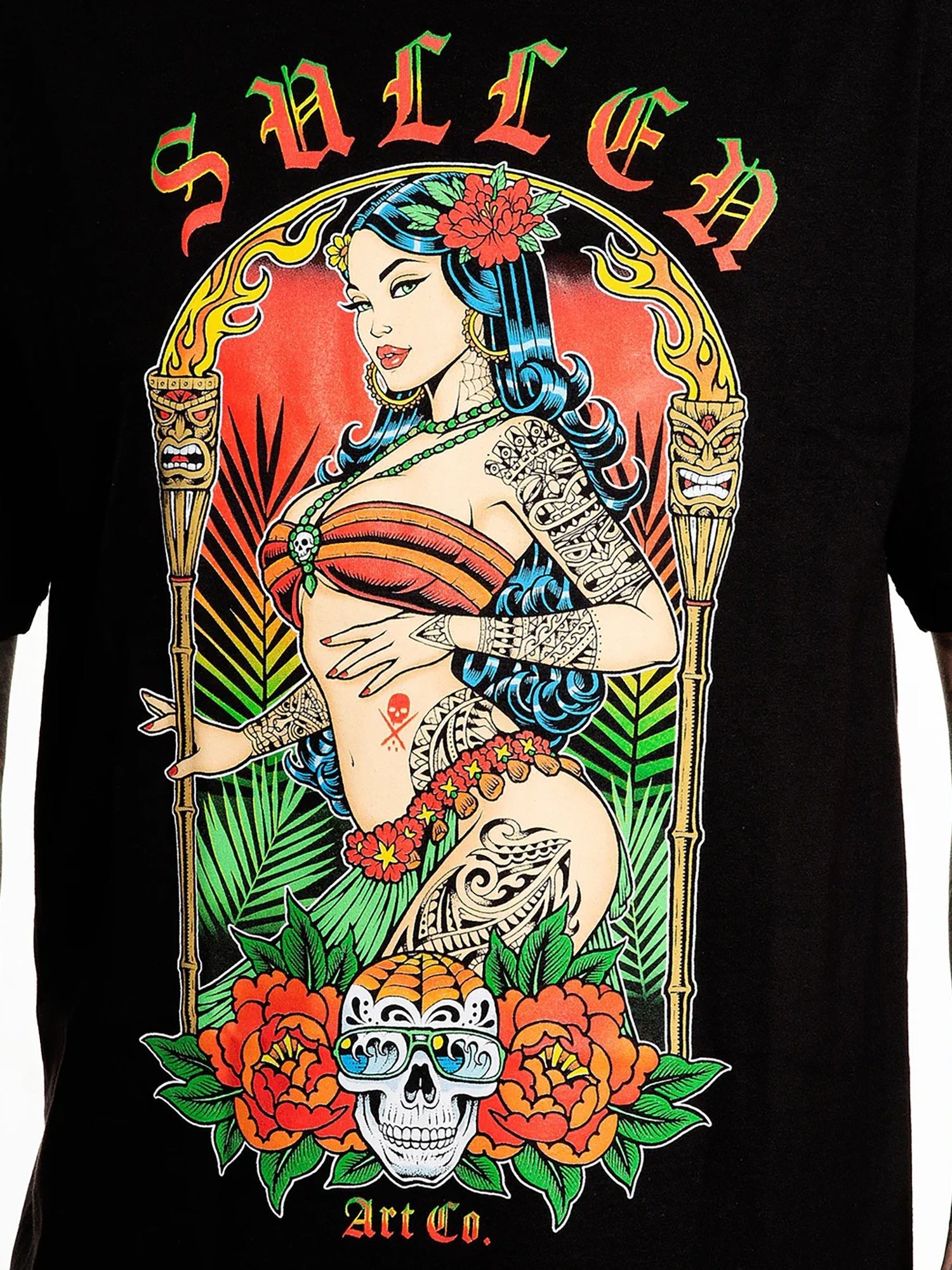 Sullen Men's Hula Girl Standard T-shirt by Sullen
