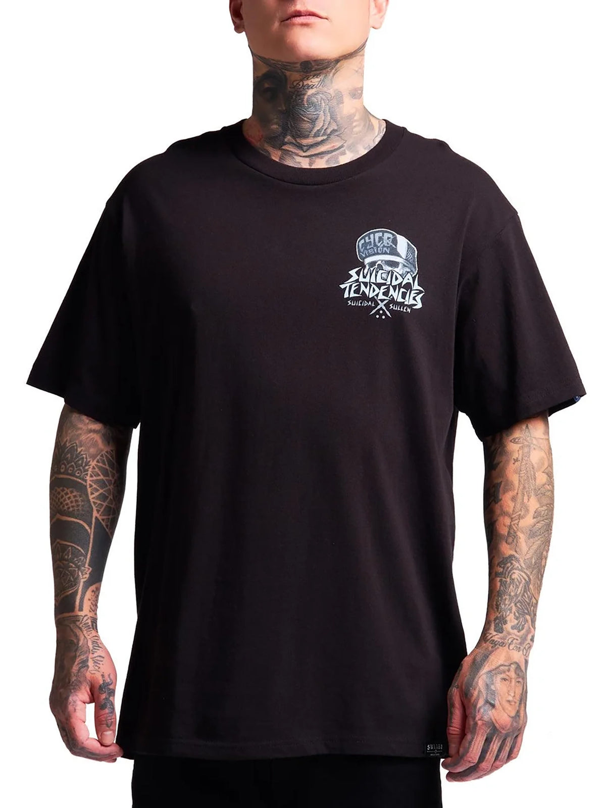 Sullen x Suicidal Tendencies Men's Institutionalized Standard Graphic T-shirt - Black