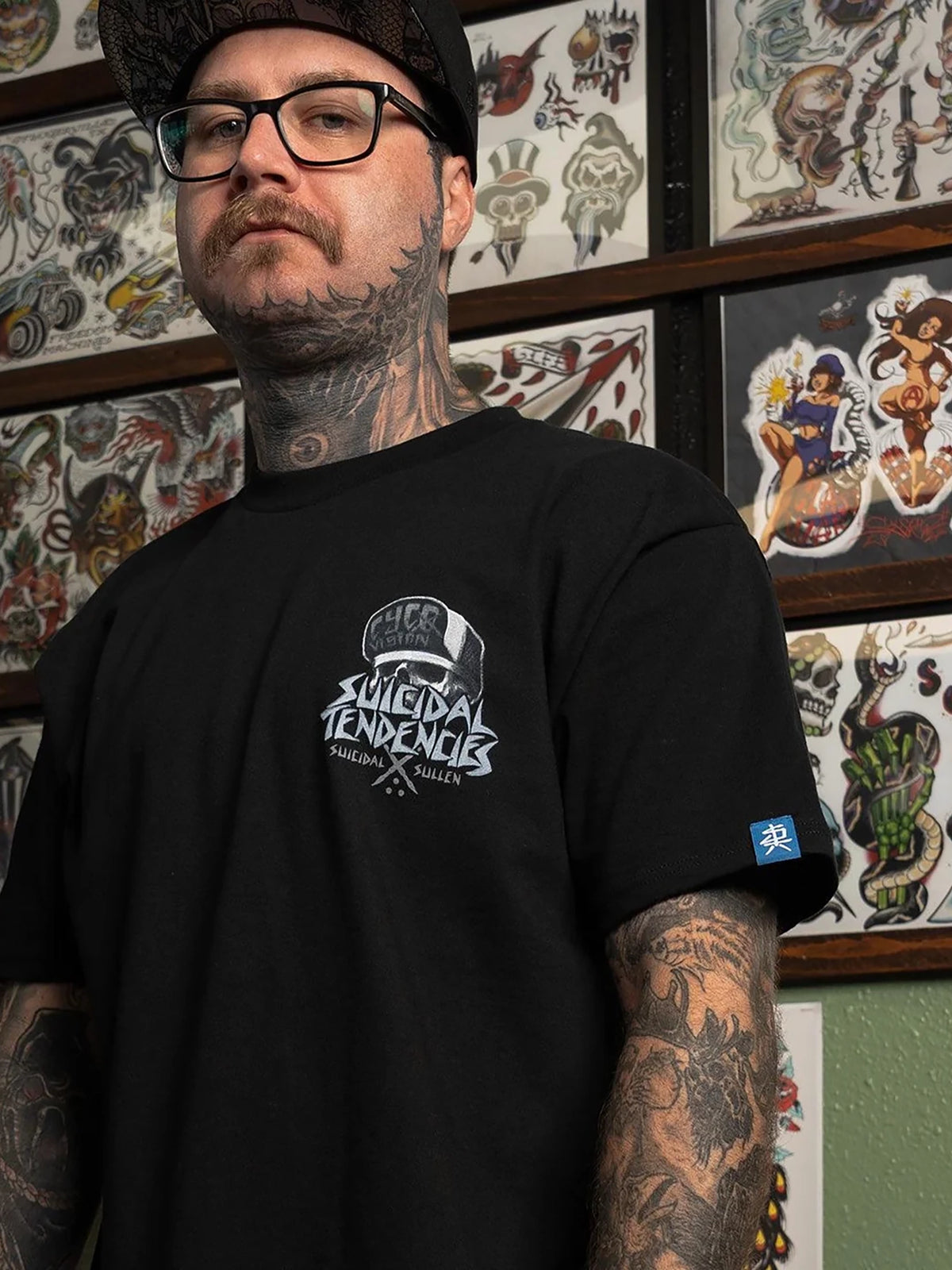 Sullen x Suicidal Tendencies Men's Institutionalized Standard Graphic T-shirt - Black