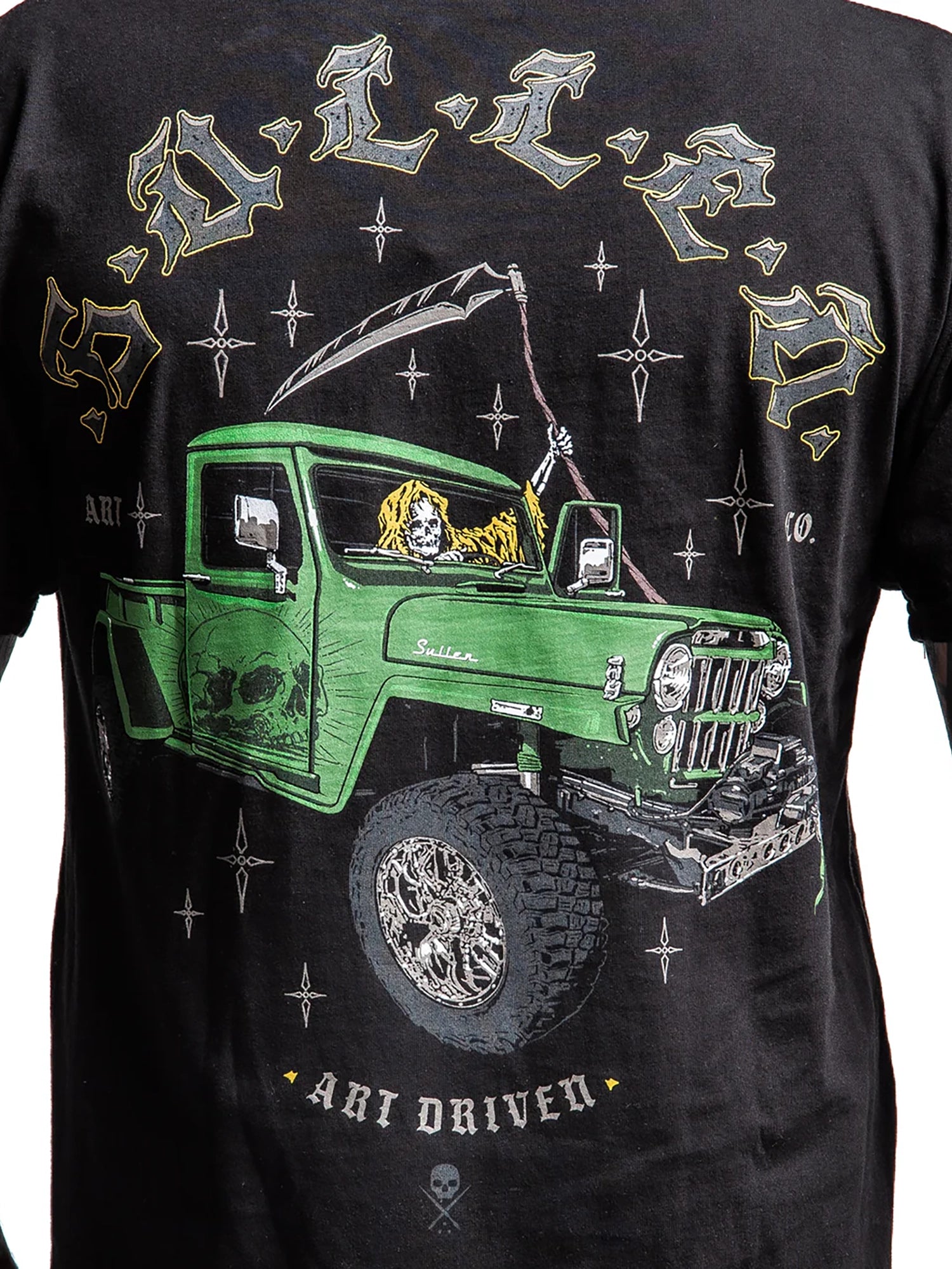 Sullen Men's Jeepin N Reapin Premium Graphic T-shirt - Jet Black by Sullen