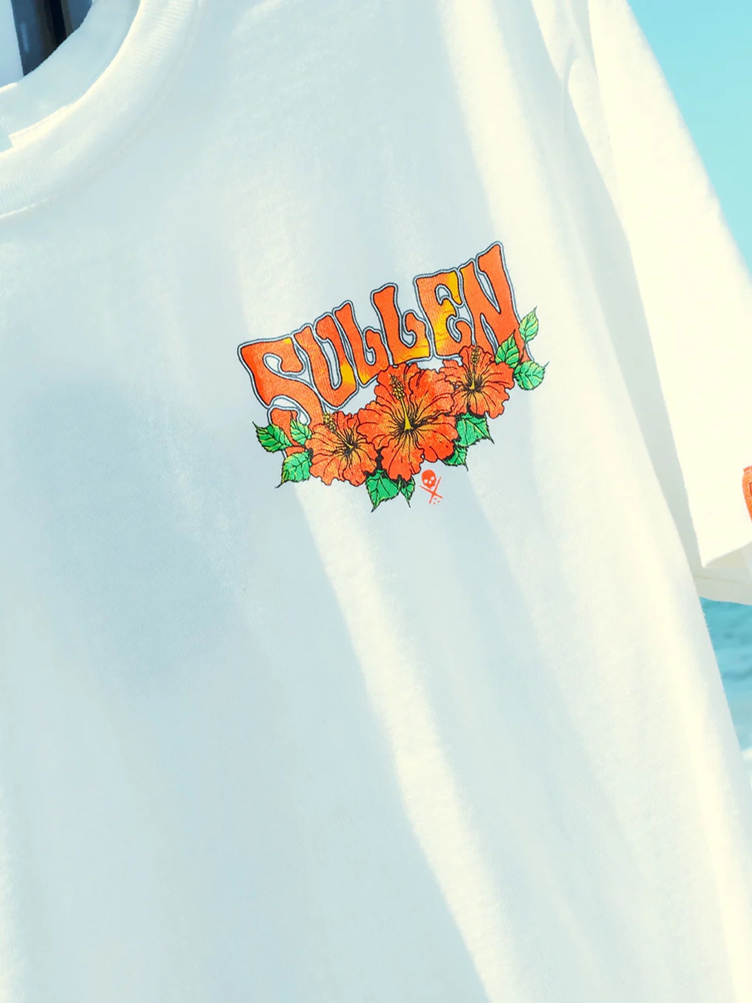 Sullen Men's La Vida Aloha Premium Tee - Antique White by Sullen