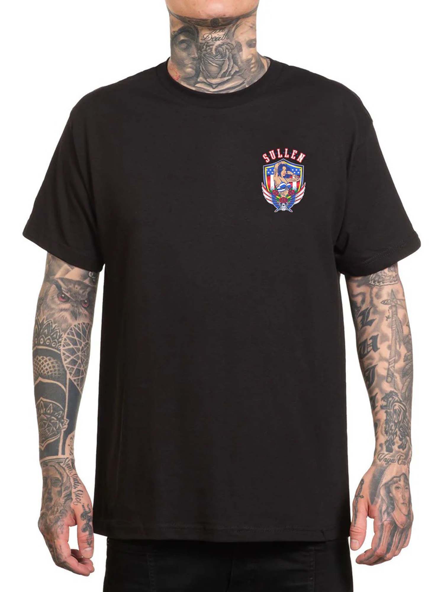 Sullen Men's Land of the Free Short Sleeve Standard Tee