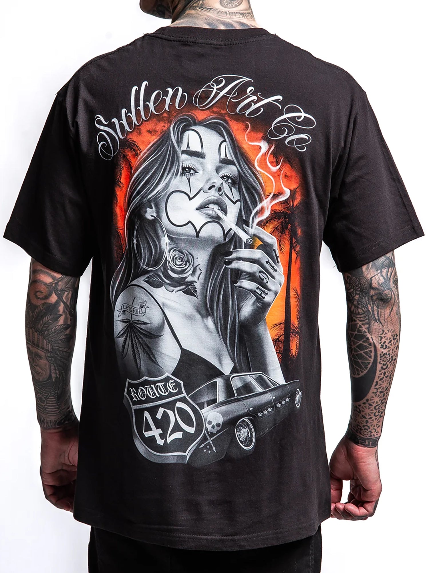 Sullen Men's Lets Roll Graphic Tee - Black by Sullen